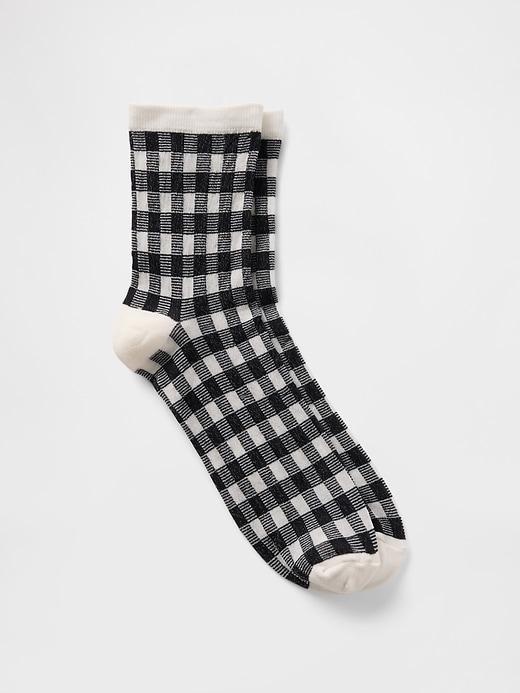 Sheer Half Crew Socks Product Image