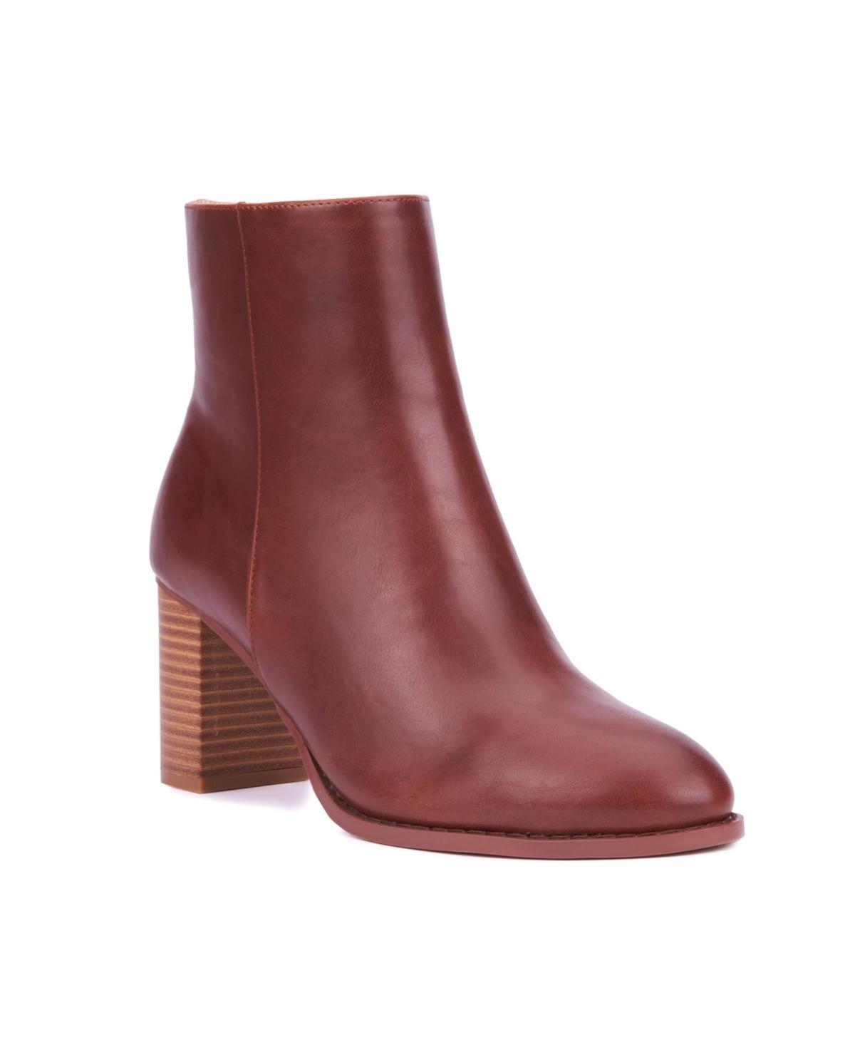 New York & Company® Jadyn Women's Ankle Boots, Size: 7, Dark Red Product Image