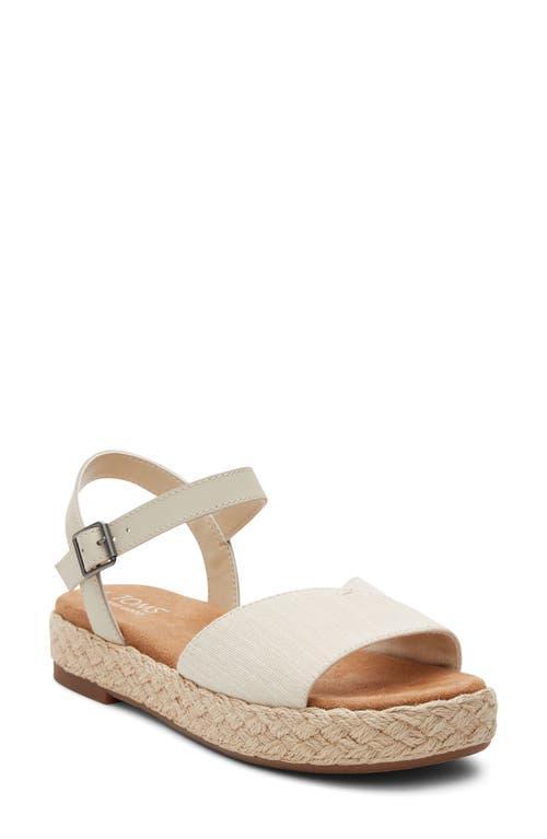 Toms Womens Abby Ankle Strap Espadrille Platform Sandals Product Image