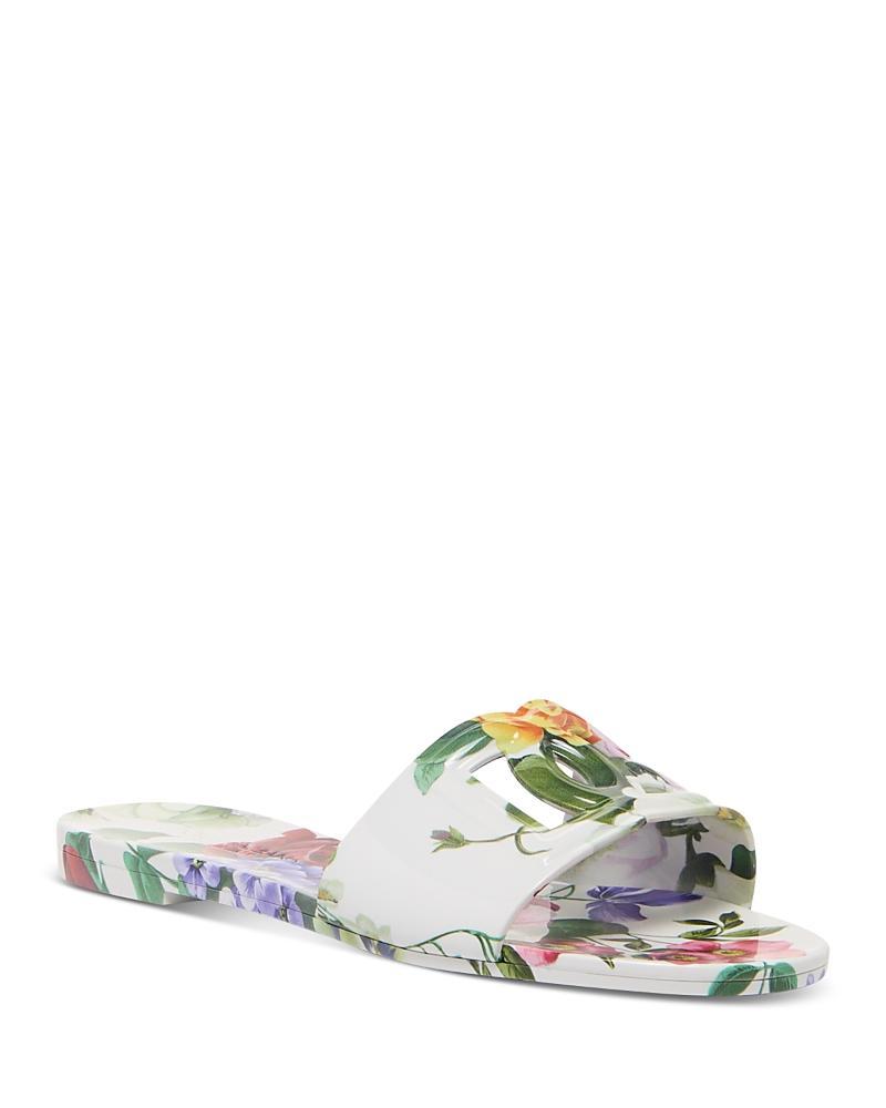 Dolce & Gabbana Womens Logo Pool Slide Sandals Product Image