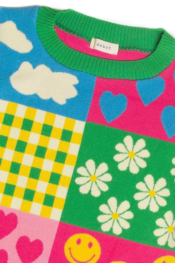 Vibrant Knit Top Product Image