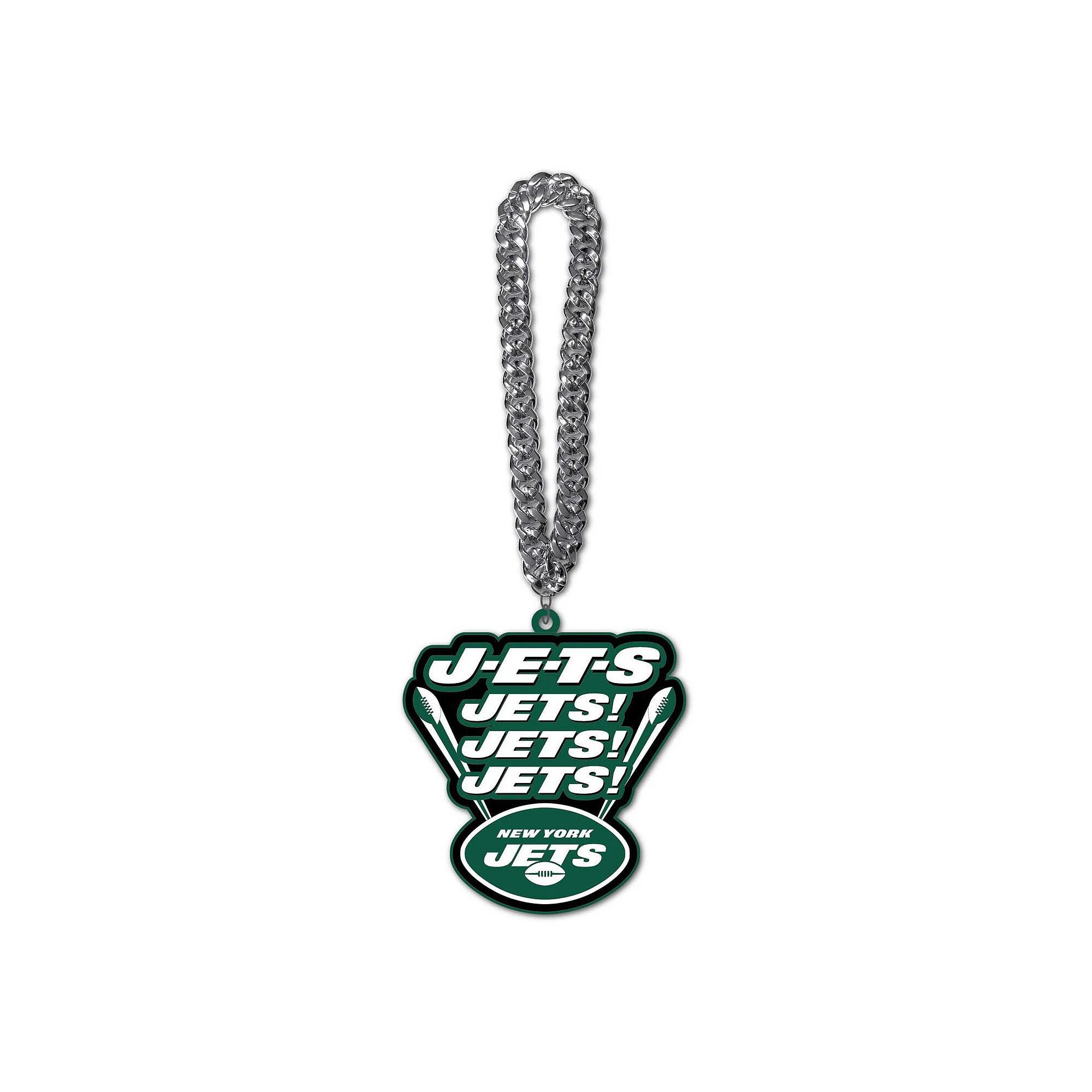 MOJO New York Jets Slogan Fan Chain Necklace, Men's, Green Product Image