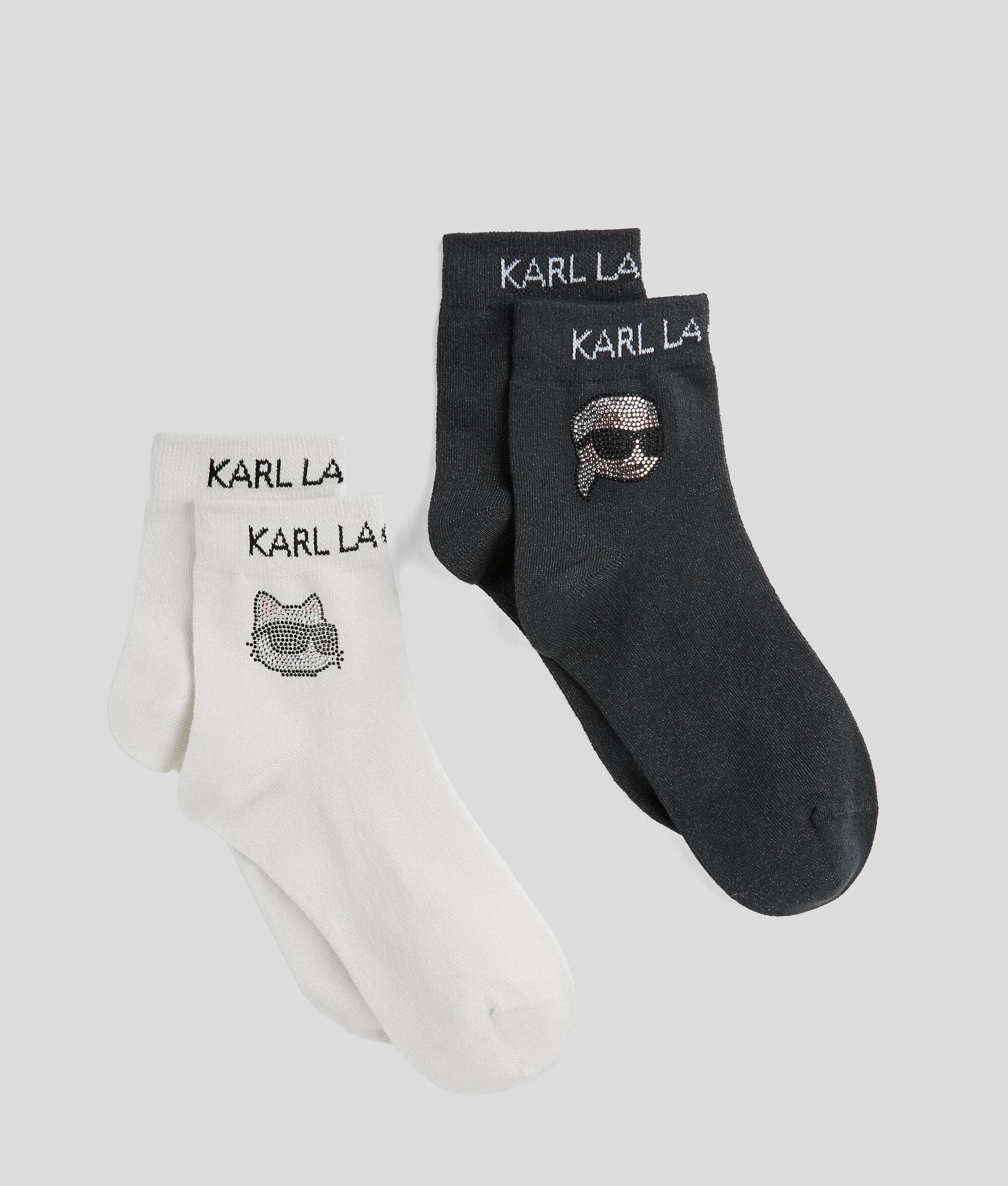 IKON RHINESTONE-EMBELLISHED SOCKS – 2 PACK Product Image