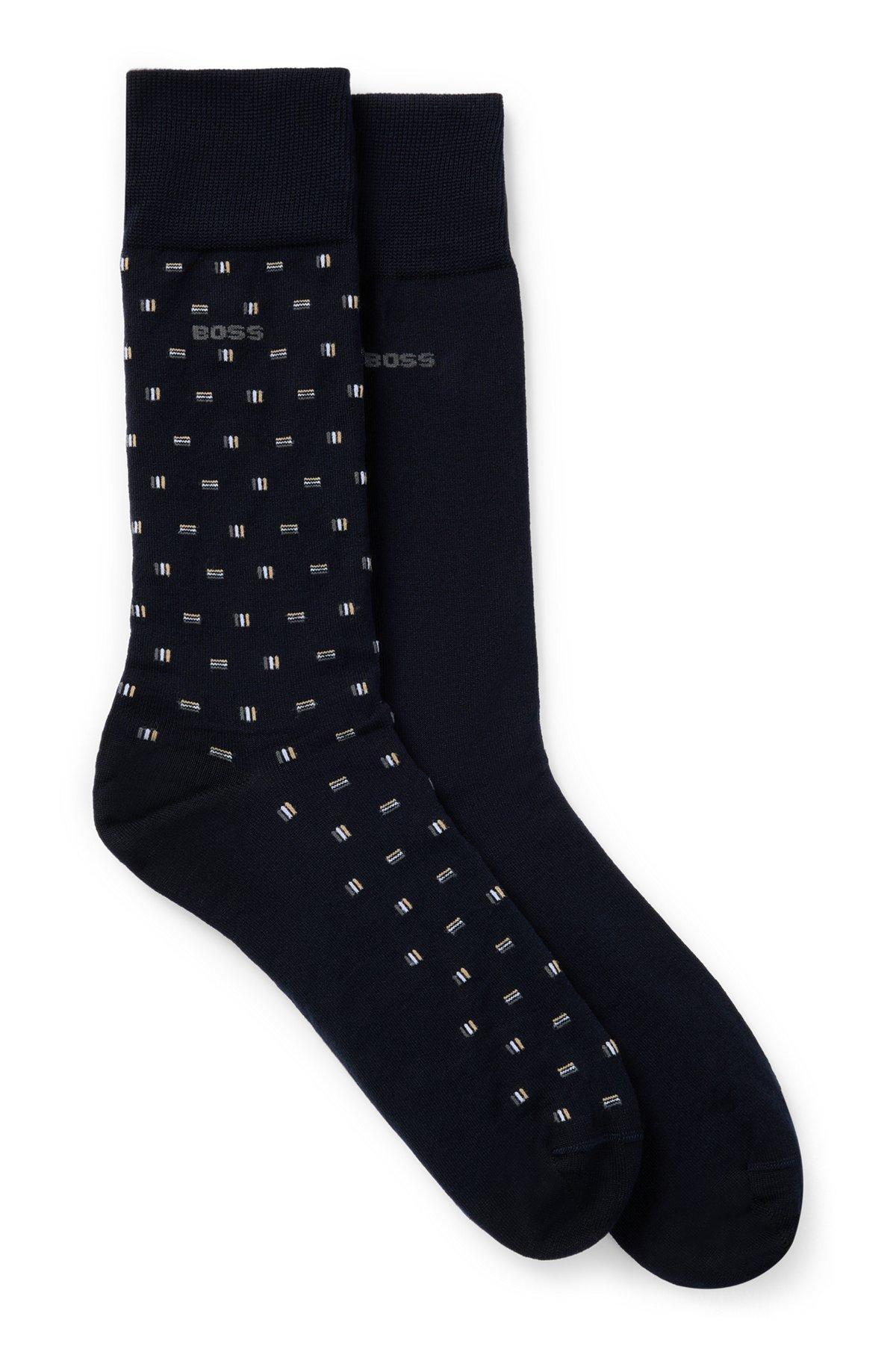 Two-pack of regular-length socks in cotton Product Image