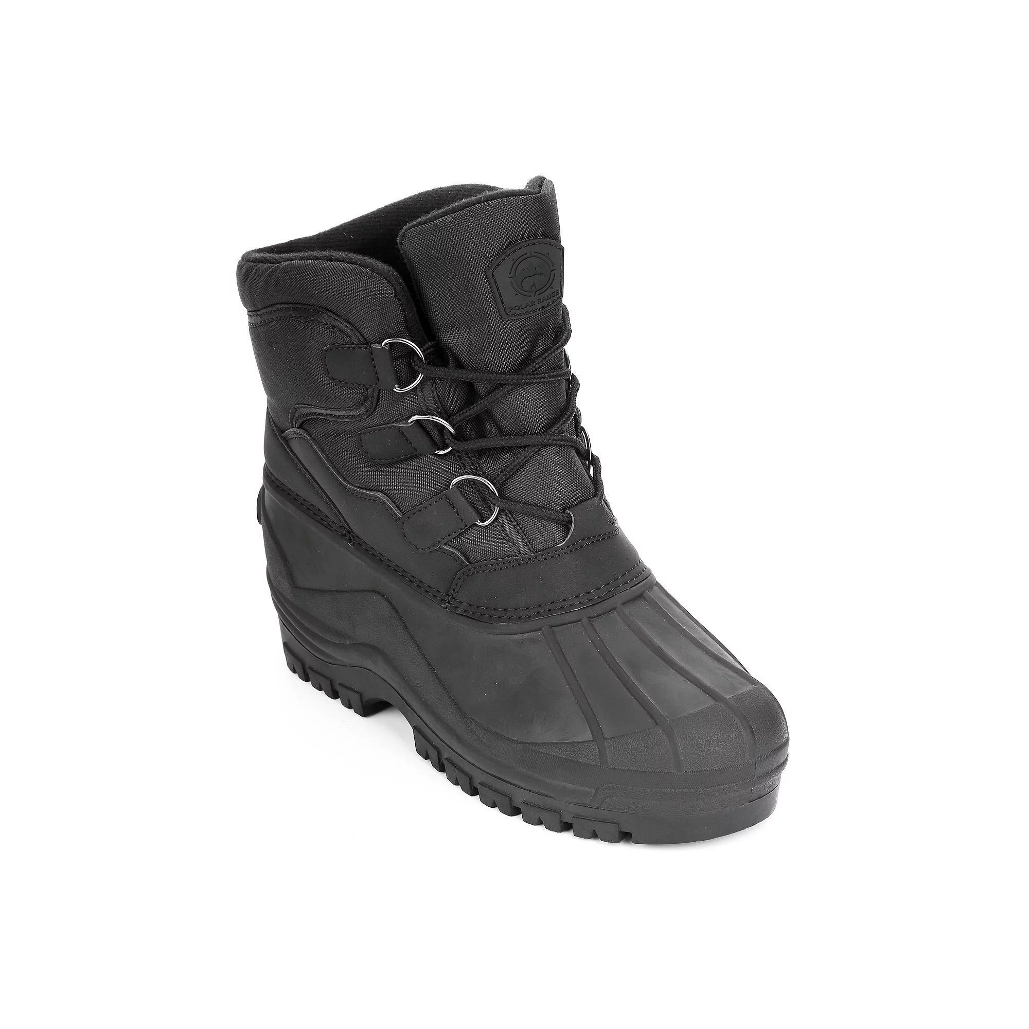 Polar Range Men's Snow Boots, Size: 11, Black Product Image