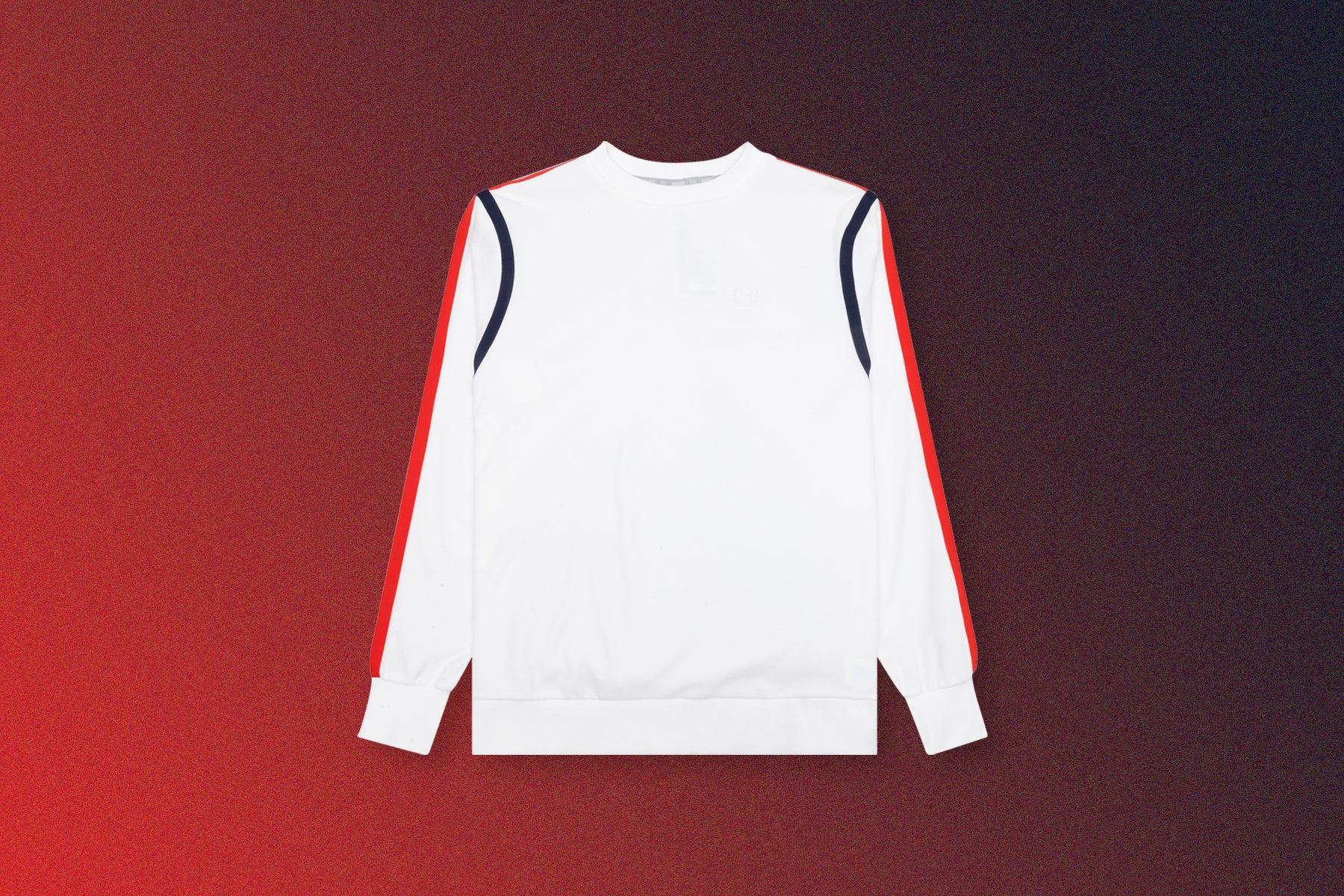 Puma x TMC LL Crew Neck Men’s Basketball Sweatshirt - White Male Product Image