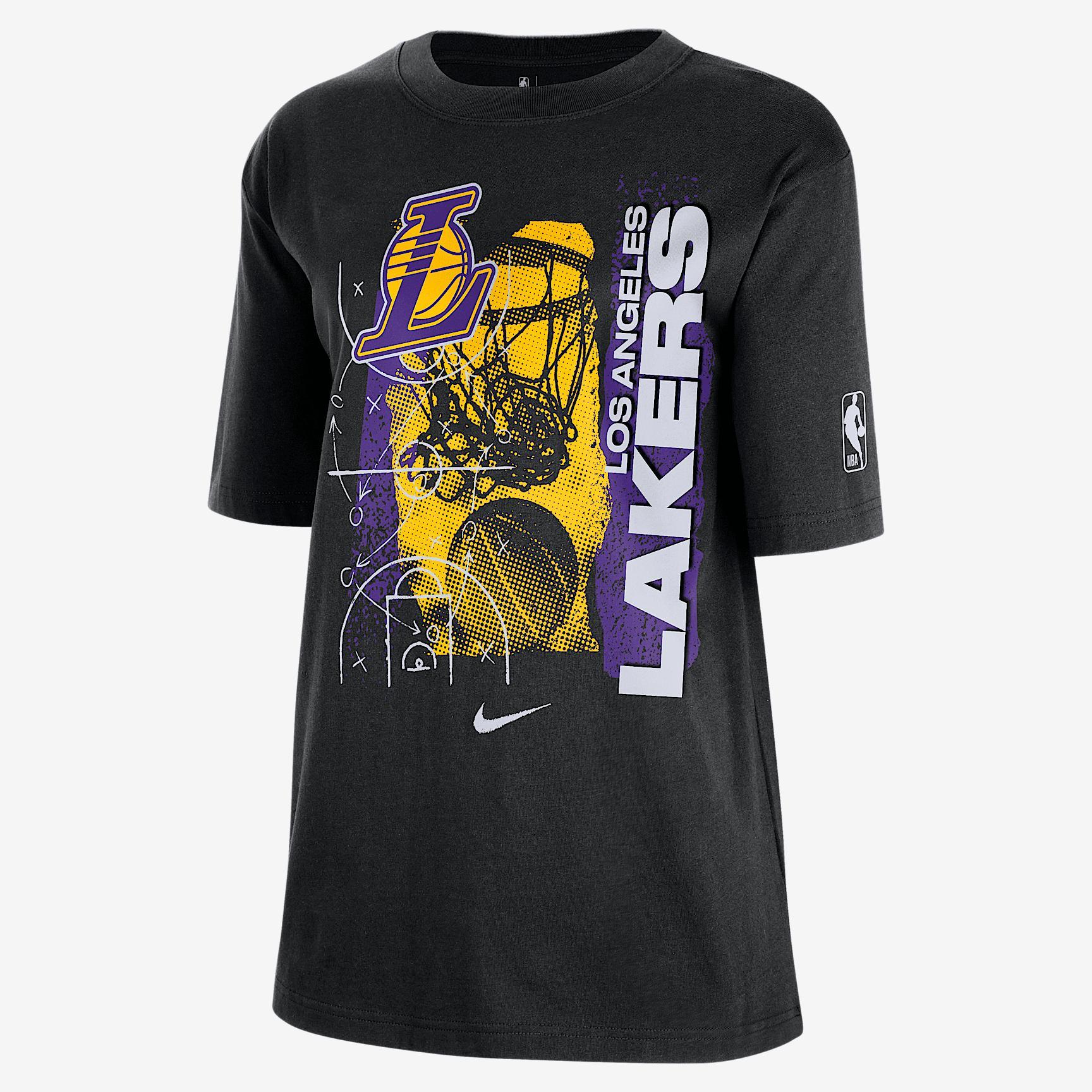 Los Angeles Lakers Courtside Nike Women's NBA T-Shirt Product Image