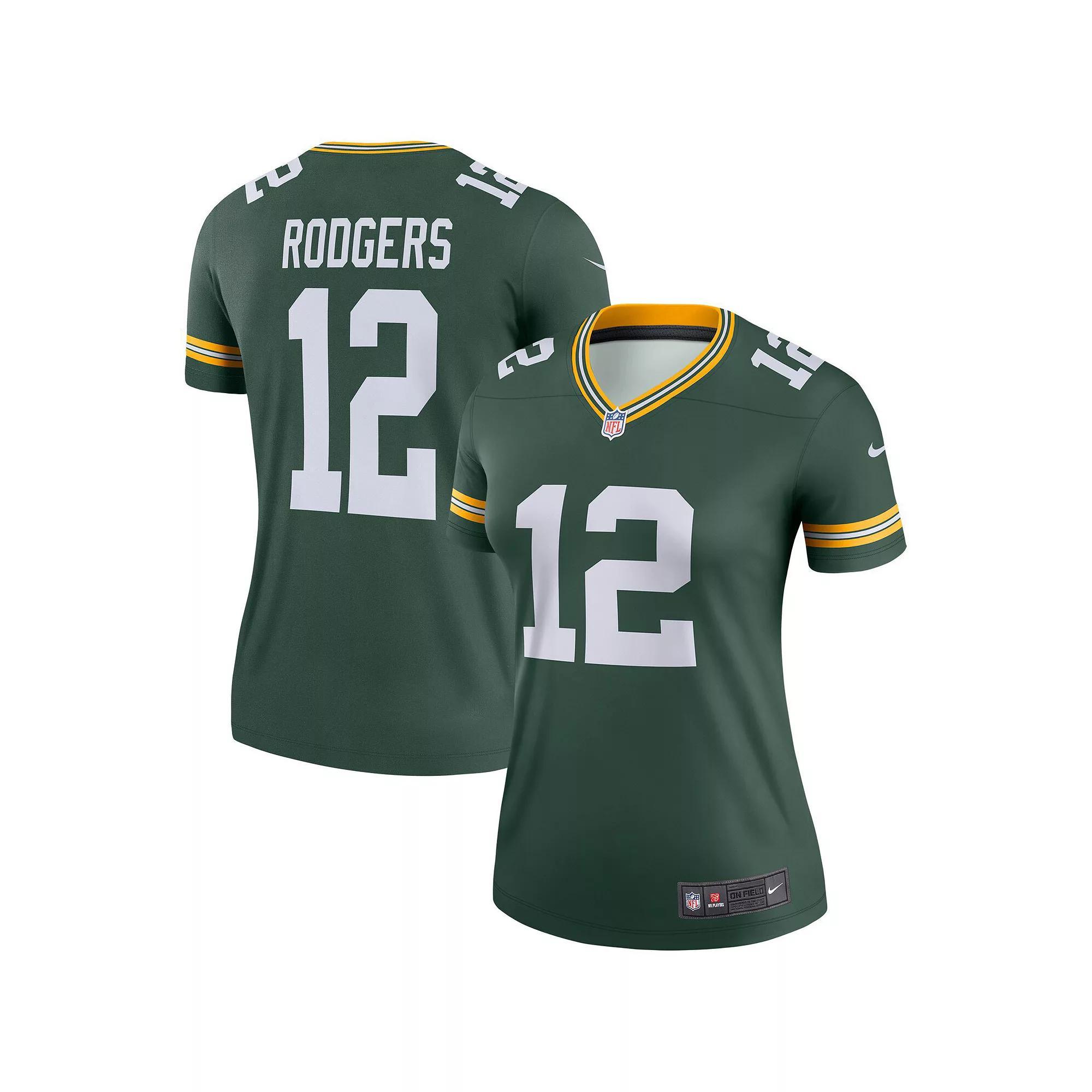 Women's Nike Aaron Rodgers Green Green Bay Packers Legend Jersey, Size: Medium Product Image