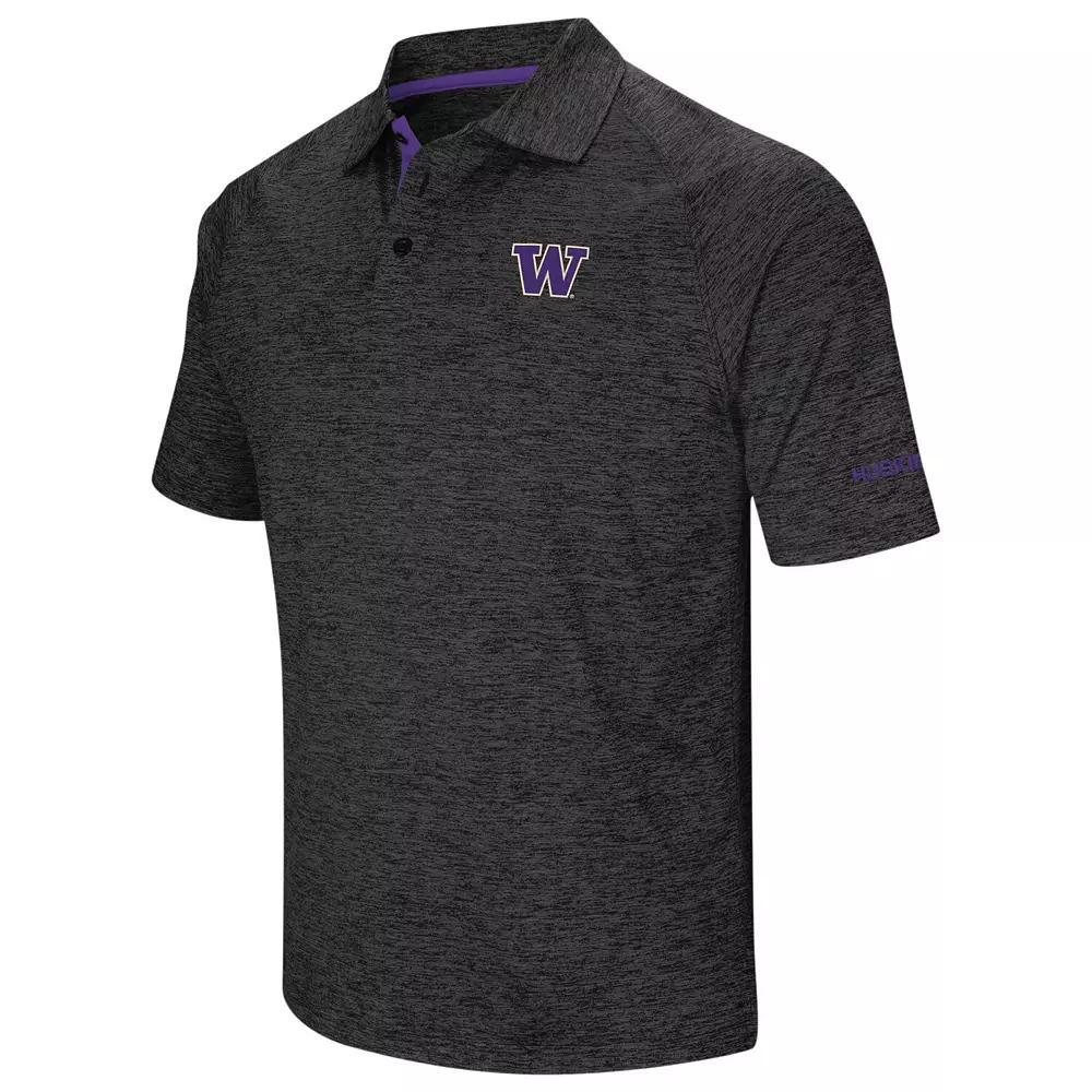 Men's Colosseum Black Michigan State Spartans Big & Tall Down Swing Polo, Size: 5XB Product Image