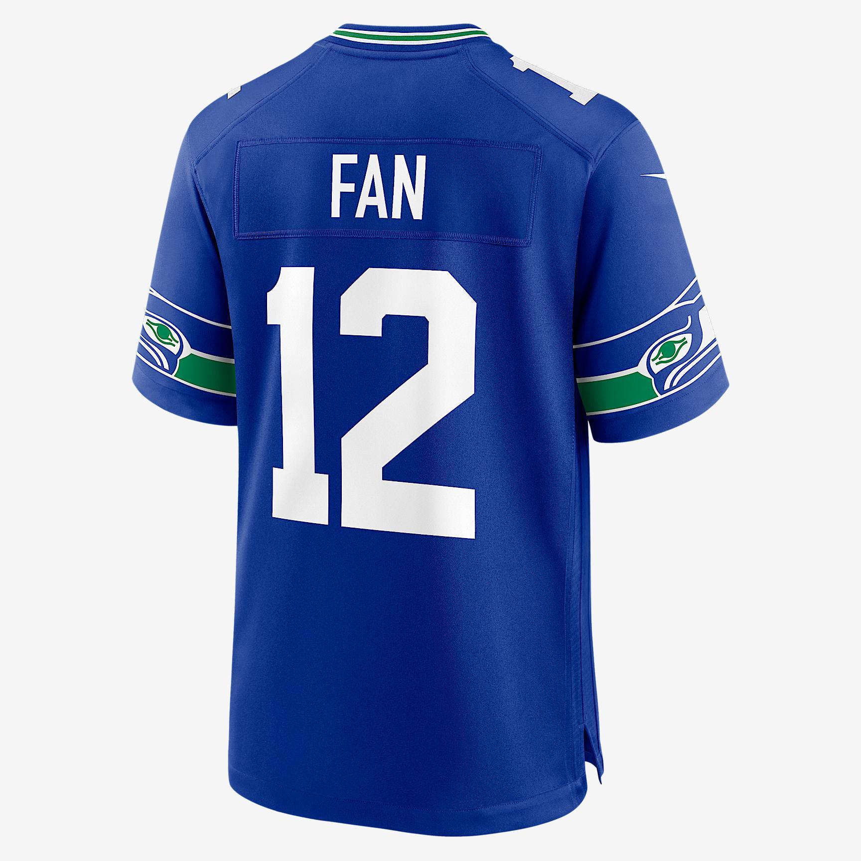 12s Seattle Seahawks 50th Anniversary Men's Nike NFL Game Jersey Product Image