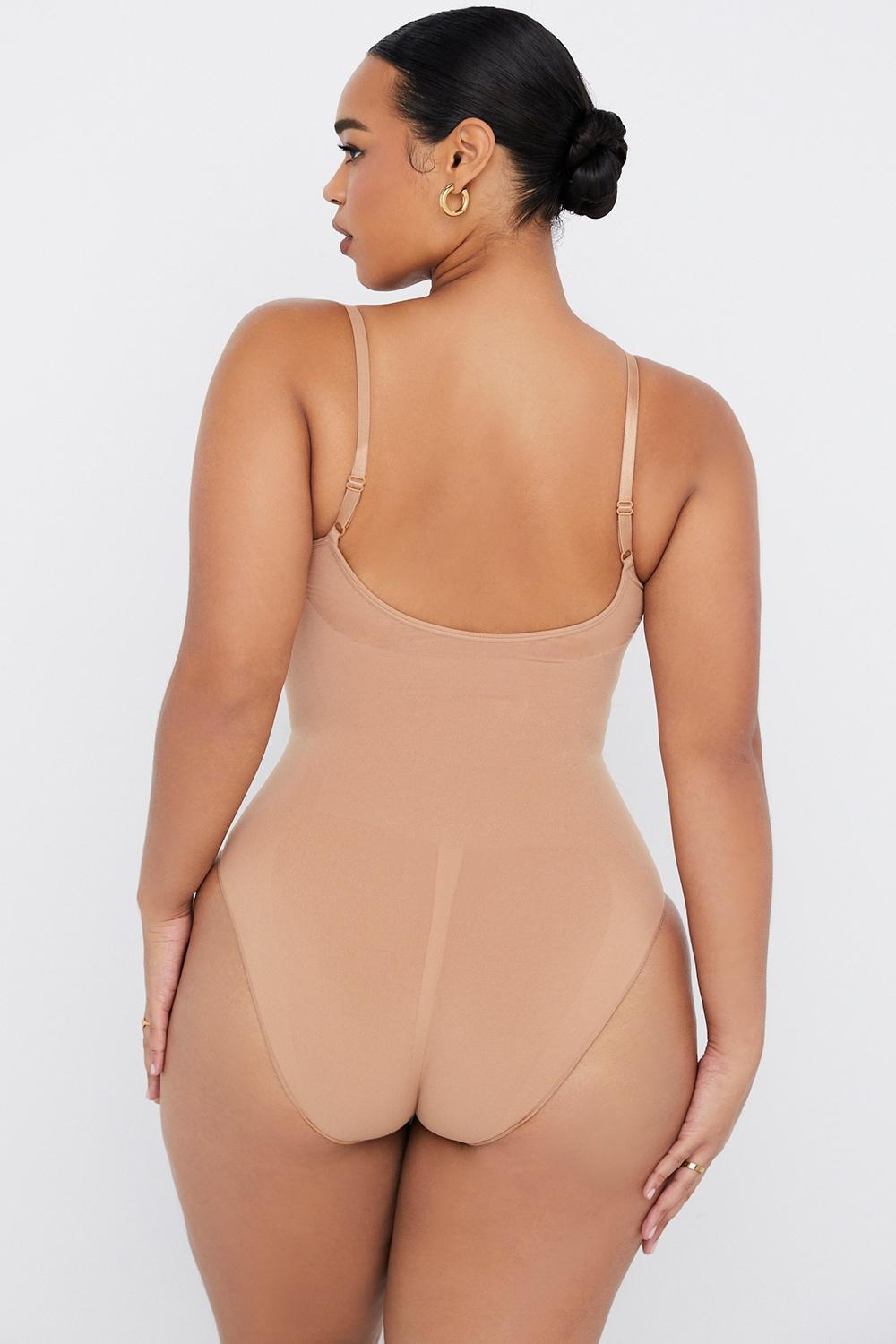 Sculpting Full Brief Bodysuit Almond Product Image
