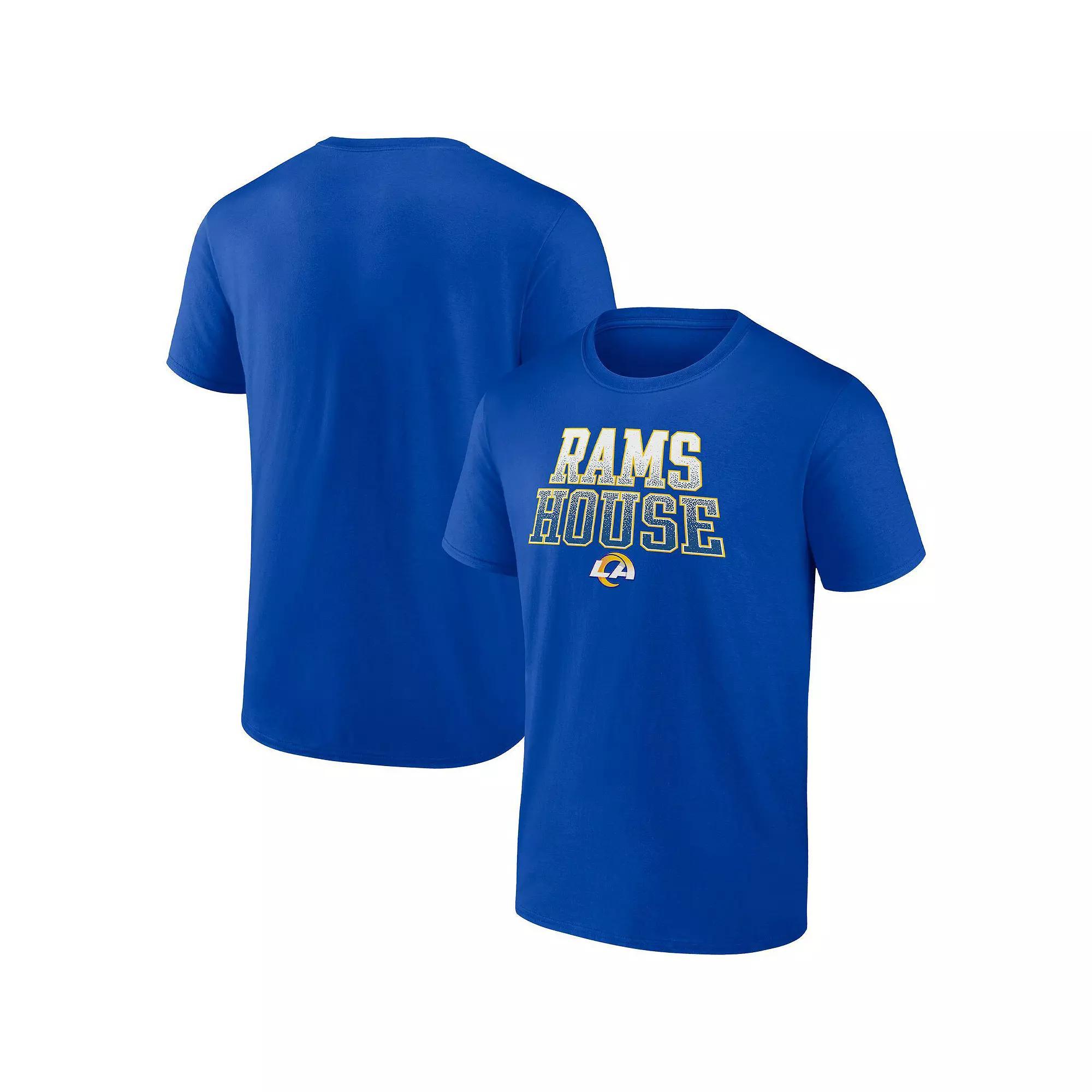 Men's Fanatics Branded Royal Los Angeles Rams Chiefs Kingdom Heavy Hitter T-Shirt, Size: XL, Blue Product Image