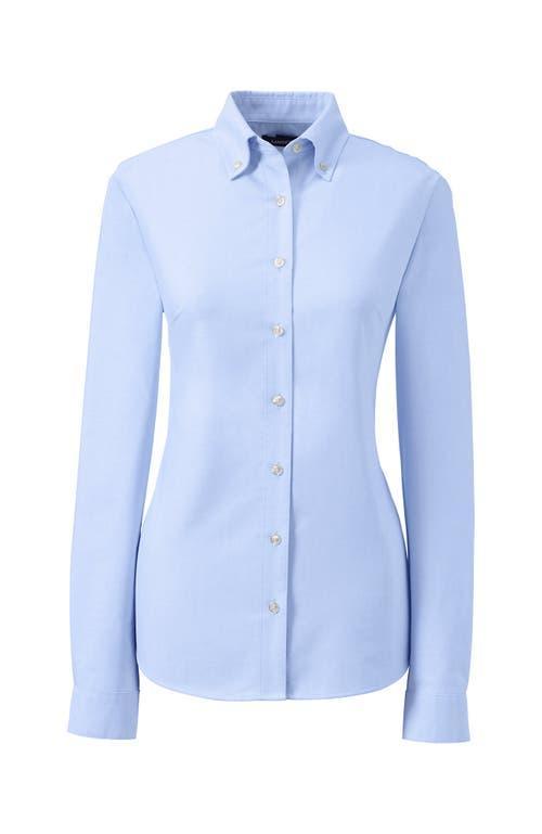 Womens Tall Lands End School Uniform Long Sleeve Oxford Dress Shirt Product Image