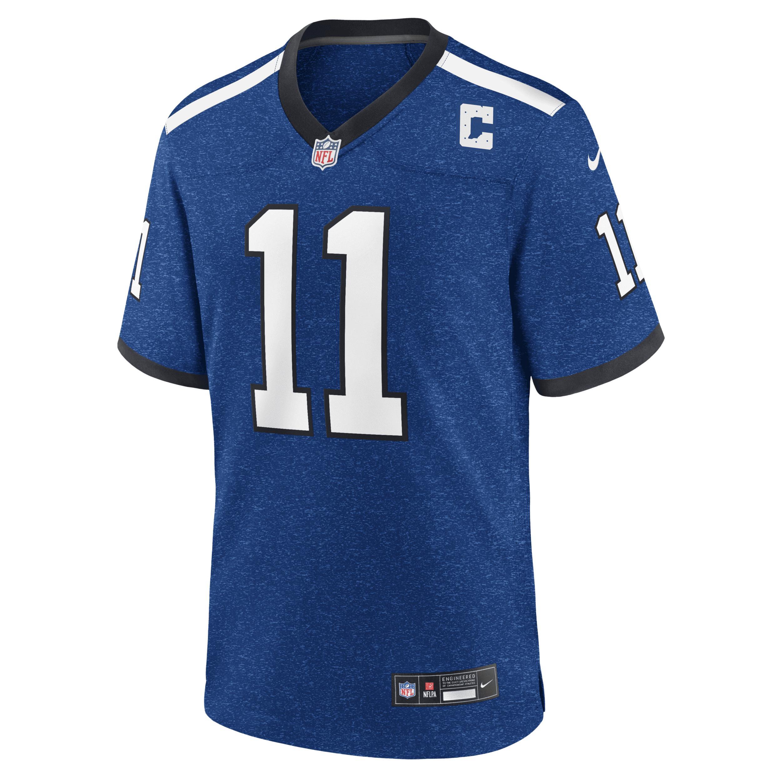 Men's Nike Michael Pittman Jr. Royal Indianapolis Colts Indiana Nights Alternate Game Jersey, Size: 3XL, Blue Product Image
