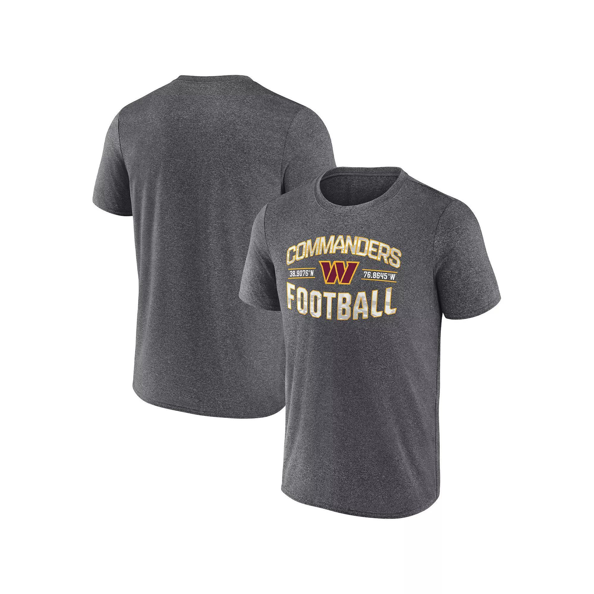 Men's Fanatics Branded Heathered Charcoal Washington Commanders Want To Play T-Shirt, Size: Small, Wft Charco Product Image
