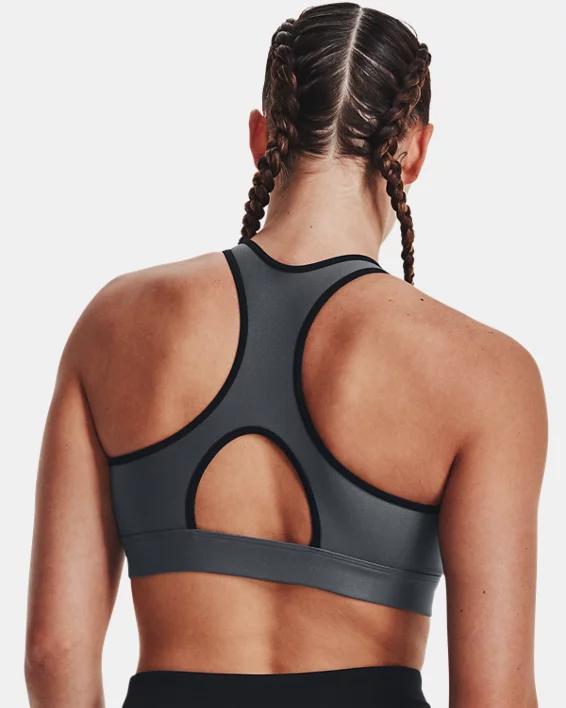 HeatGear Mid Womens Padless Sports Bra Product Image