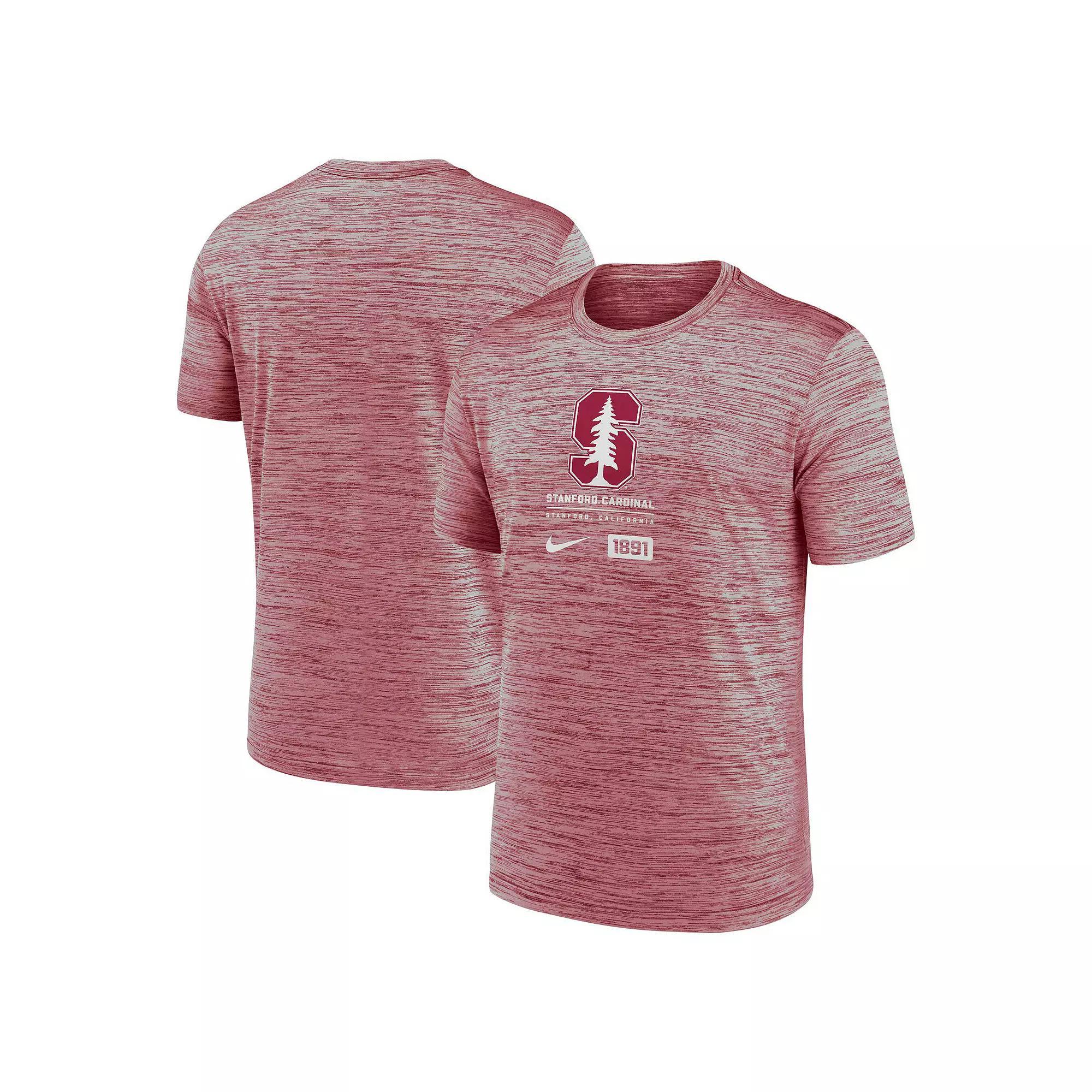 Men's Nike  Cardinal USC Trojans Campus Center Block Velocity Performance T-Shirt, Size: 2XL, Red Product Image