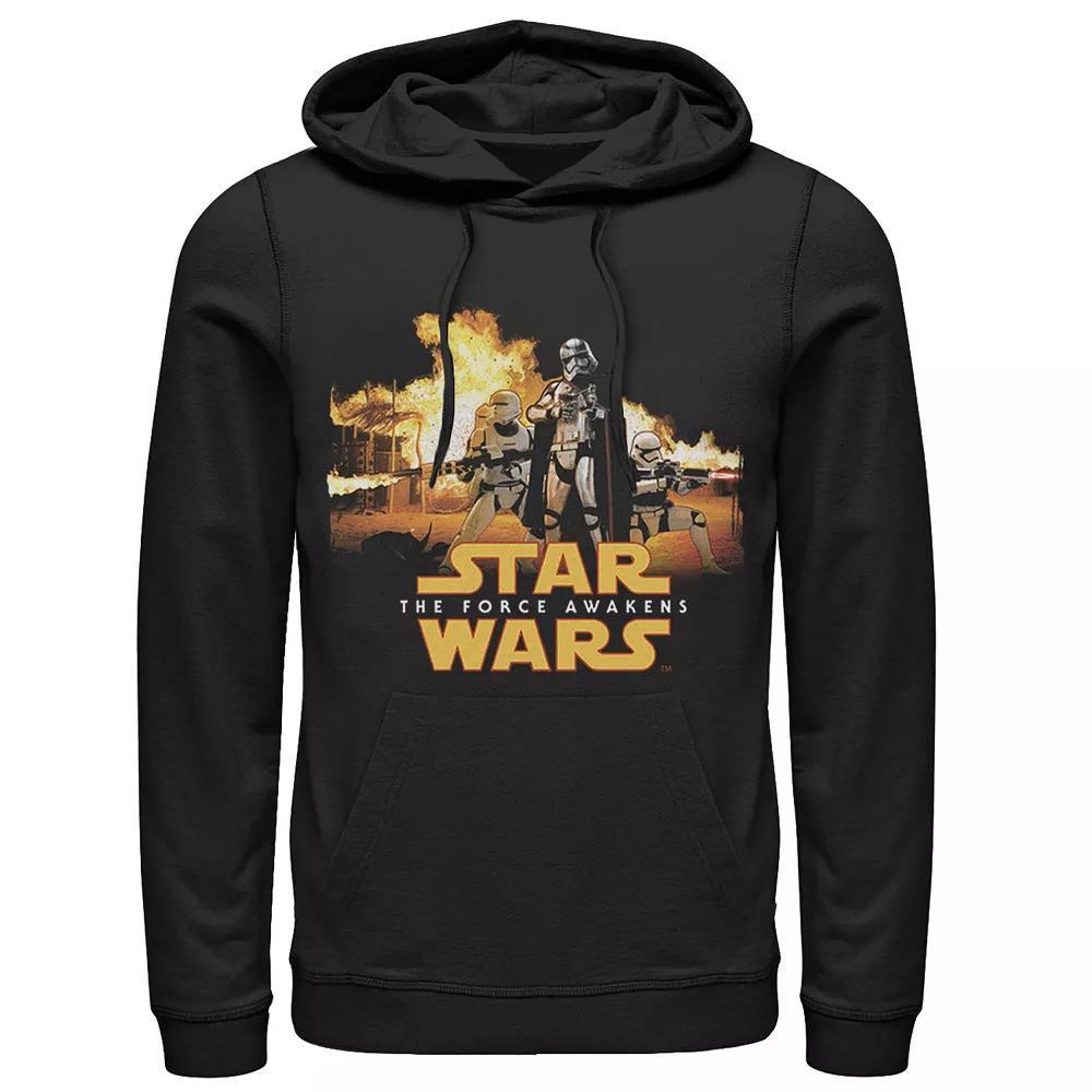 Men's Star Wars The Force Awakens Captain Phasma Fire Hoodie, Size: Small, Black Product Image