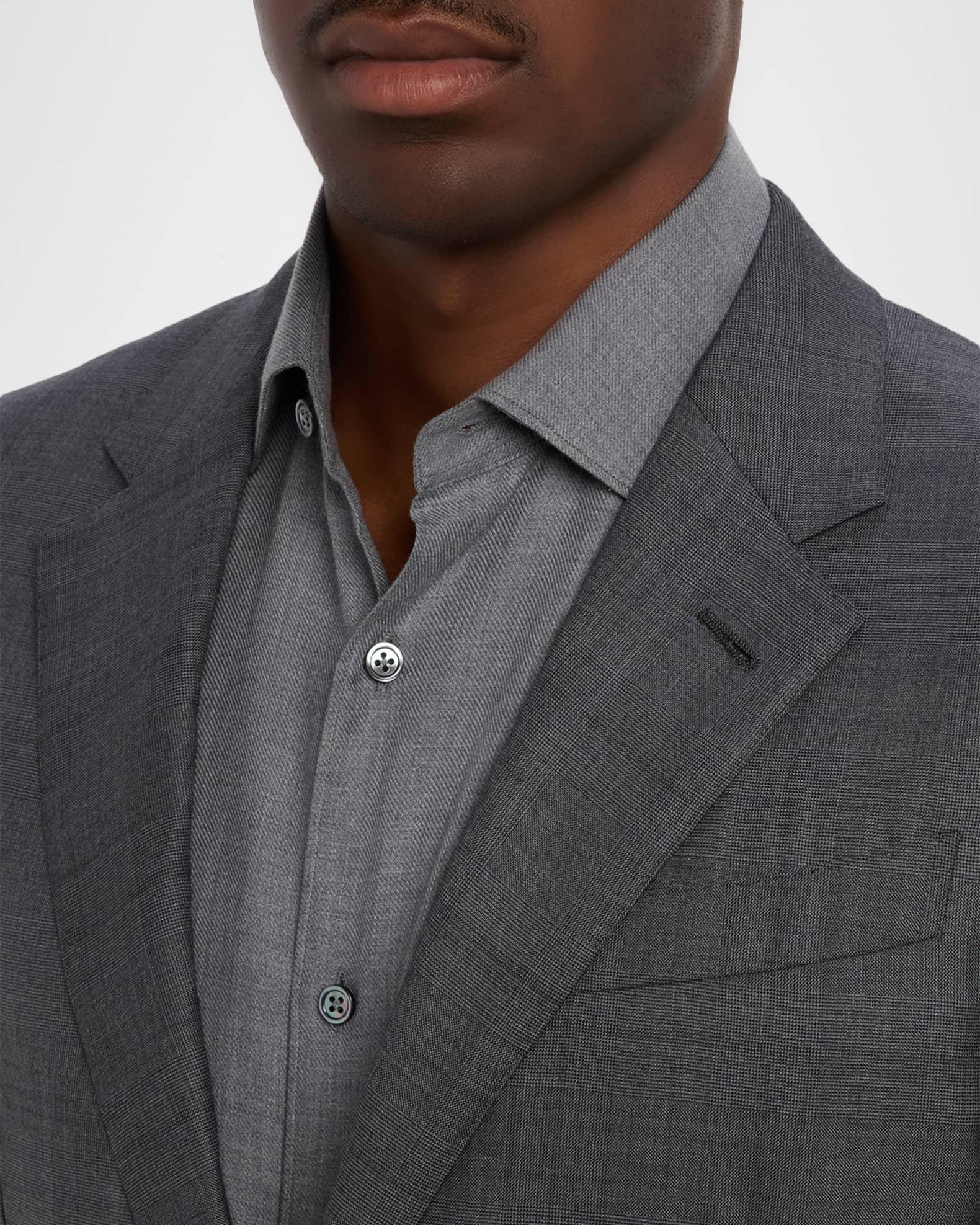 Men's Tonal Plaid 15milmil15 Wool Suit Product Image