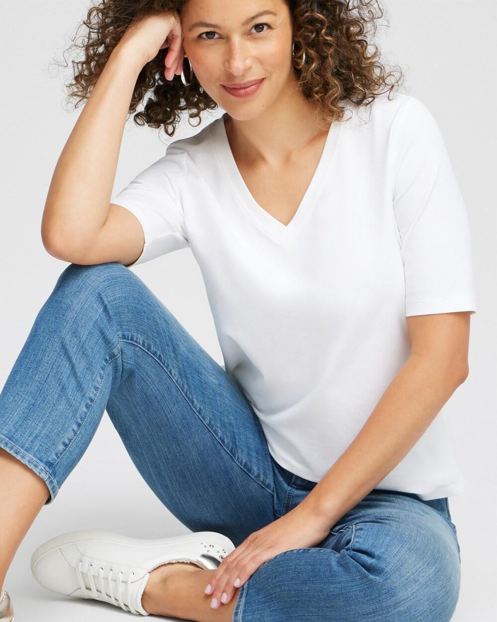 Perfect Elbow Sleeve Tee Product Image