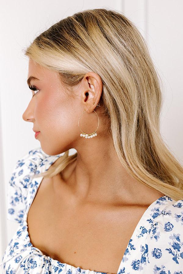 Retreat Yourself Hoop Earrings Product Image