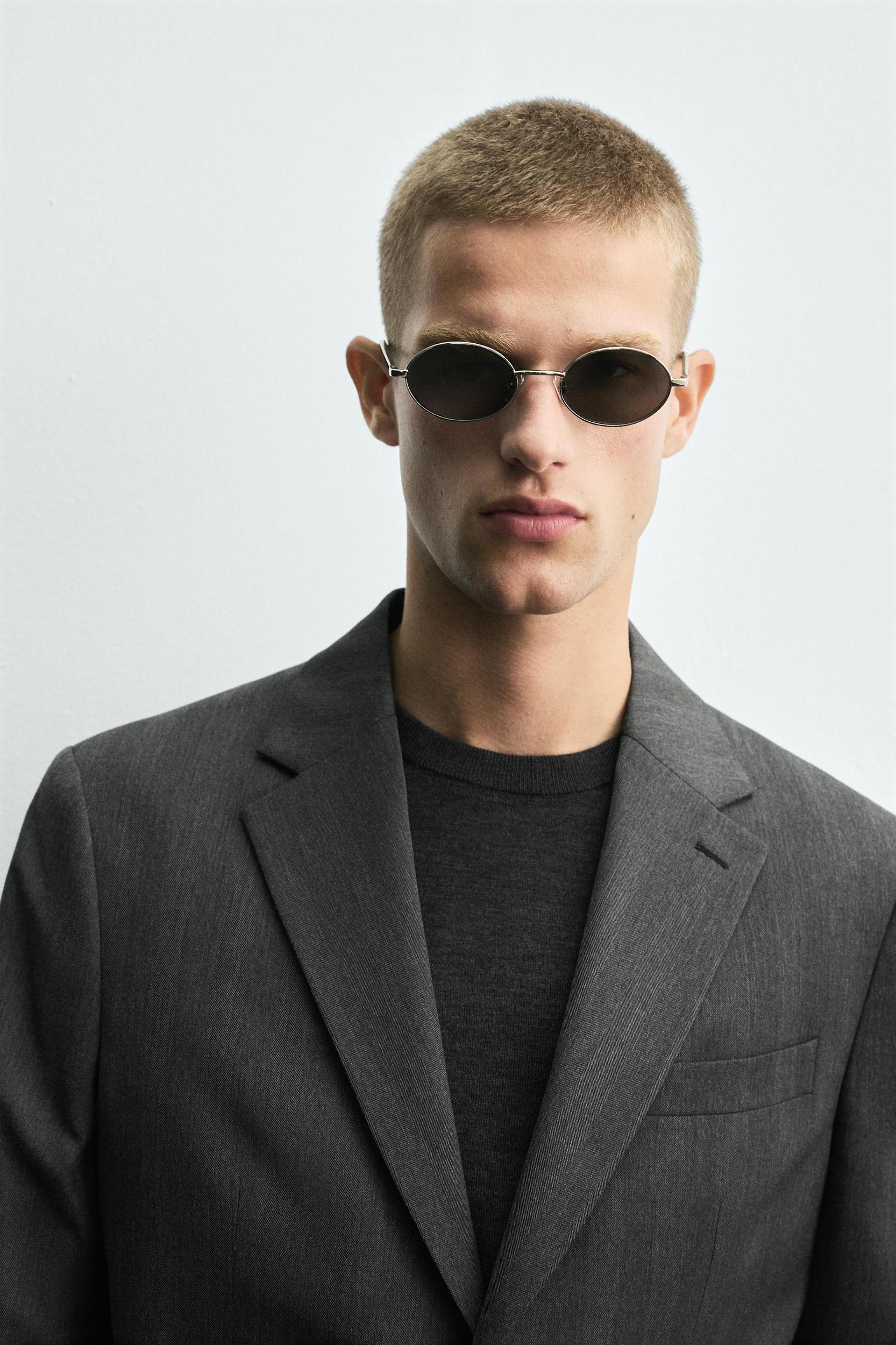 HERRINGBONE SUIT BLAZER Product Image