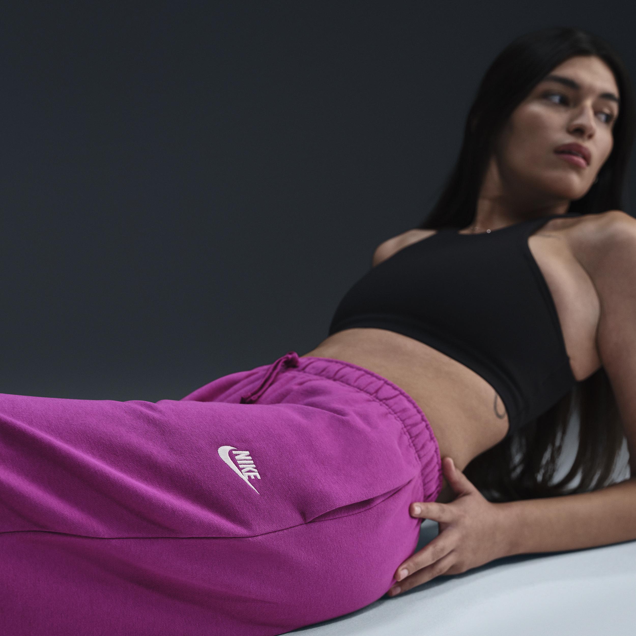 Nike Womens Sportswear Club Fleece Mid-Rise Oversized Sweatpants Product Image