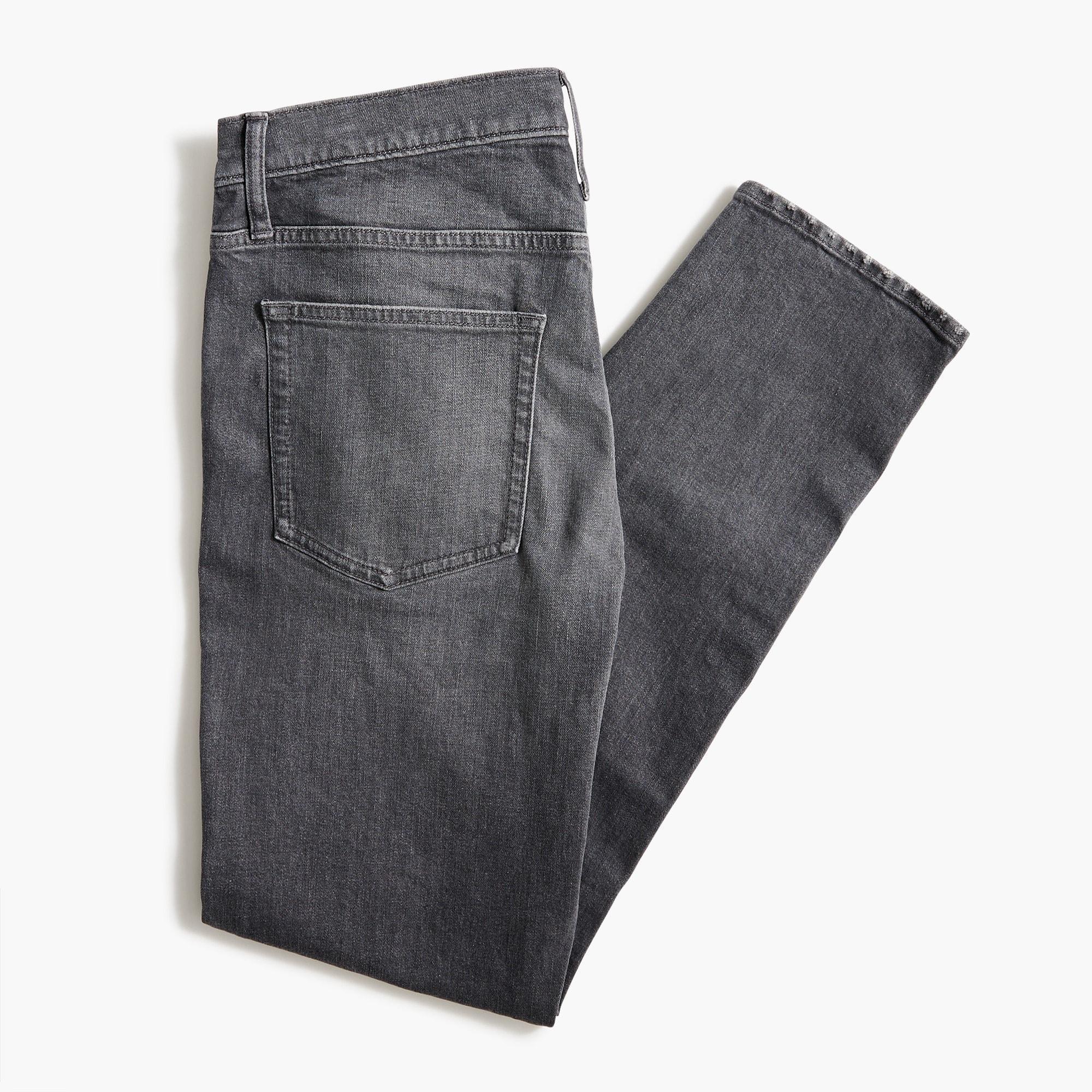 Straight-fit grey jean in signature flex Product Image