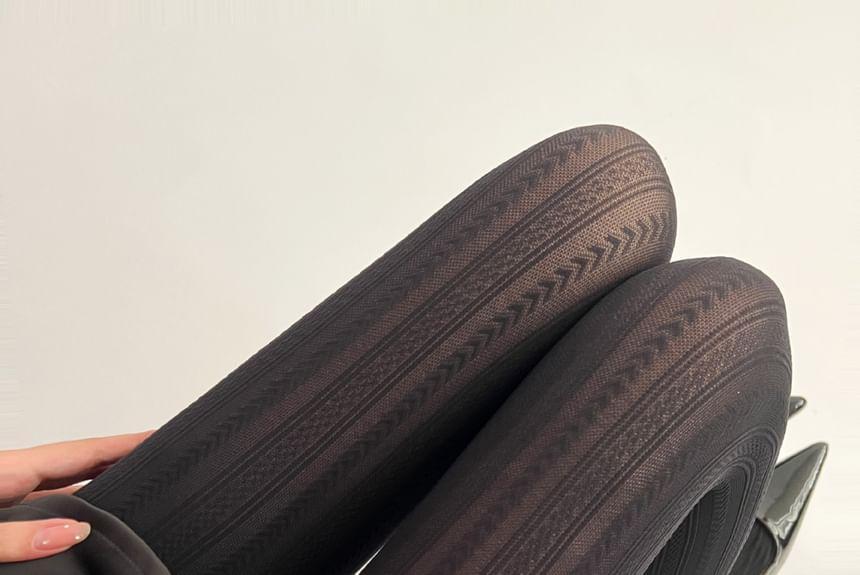 Patterned Tights Product Image