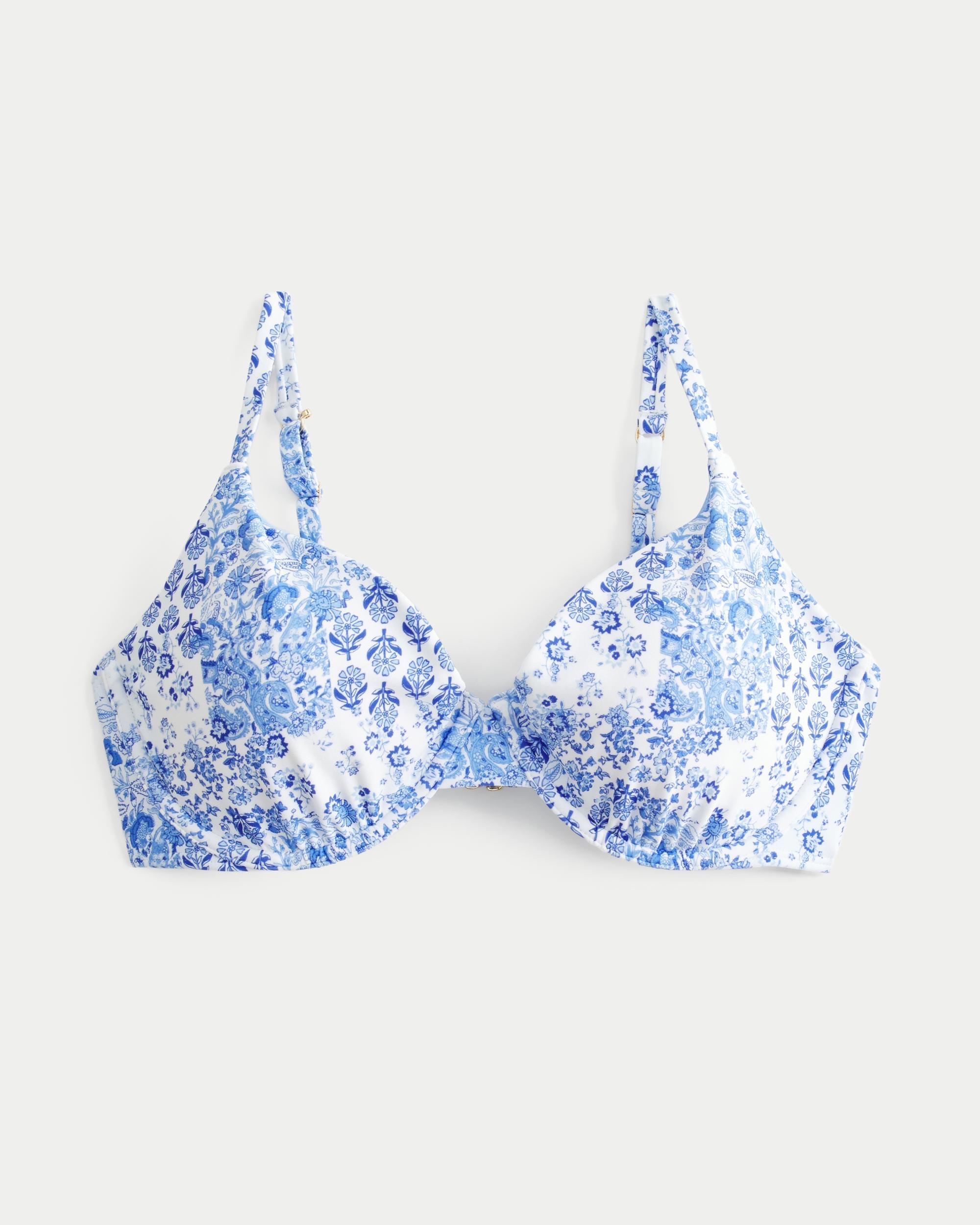Curvy Plunge Underwire Bikini Top Product Image