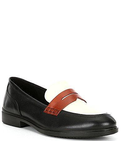 Ecco Womens Dress Classic Penny Leather Loafer Product Image