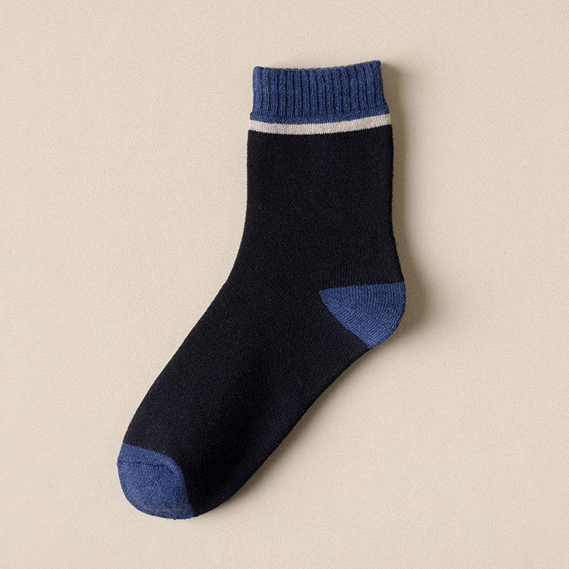 Two Tone Crew Socks Product Image