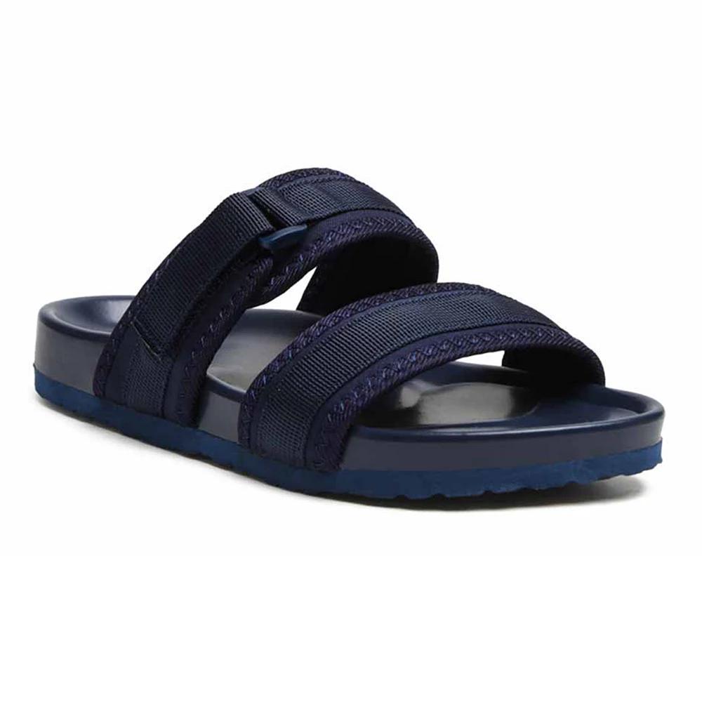 London Rag Women's Nautic Casual Platform Slide Sandals, Size: 5, Blue Product Image