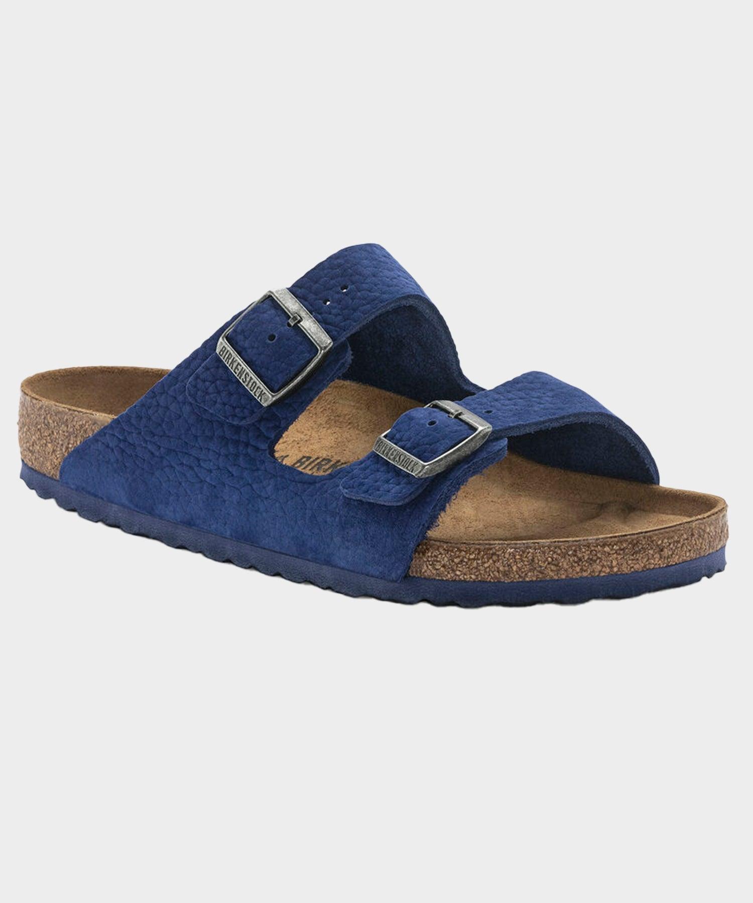 Birkenstock Arizona in Indigo Blue Leather Product Image