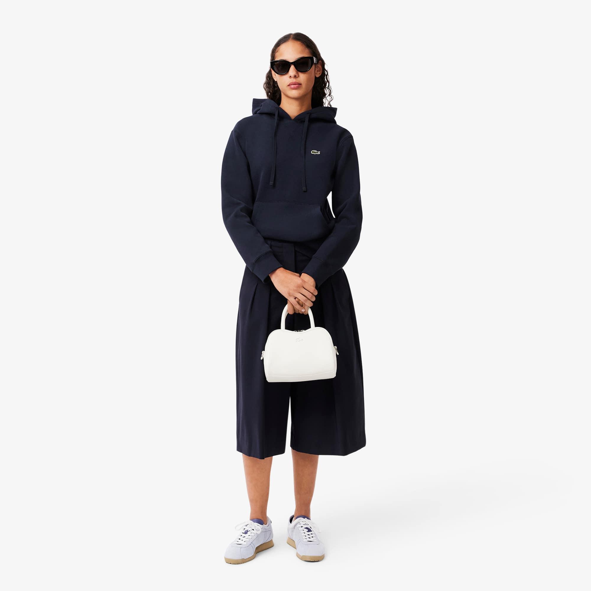 Women's Relaxed Fit Piqué Hoodie Product Image