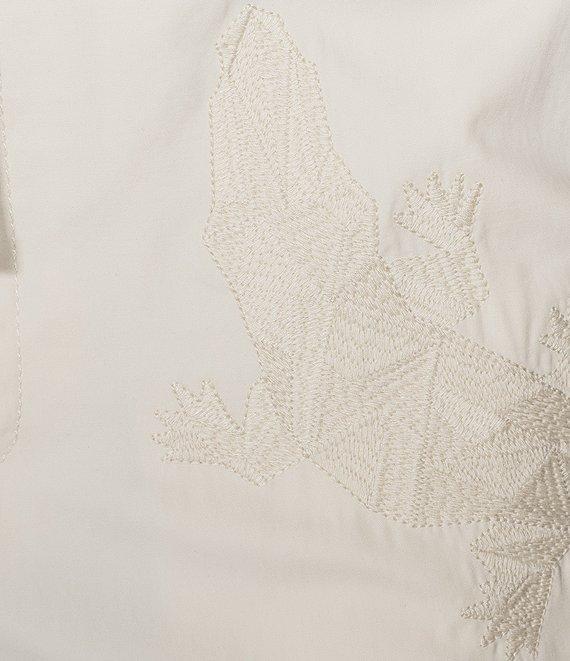 Murano Crocodile World Collection Place Print Embroidery 5.5#double; Inseam Shorts Product Image