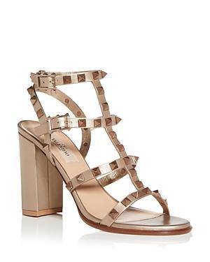 Valentino Garavani Womens Rockstud High Block Heel Sandals Product Image