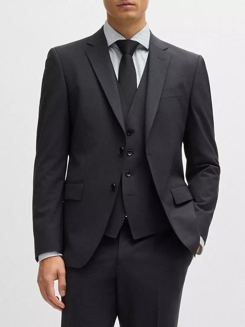 Casual-Fit Shirt in Structured Cotton Product Image