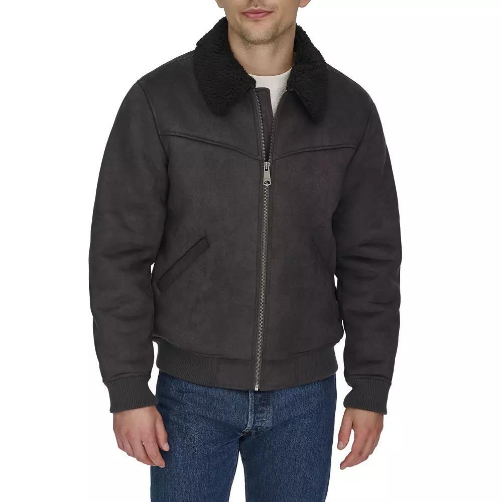 Men's Levi's® Faux Shearling Bomber Jacket, Size: XXL, Tundra Product Image