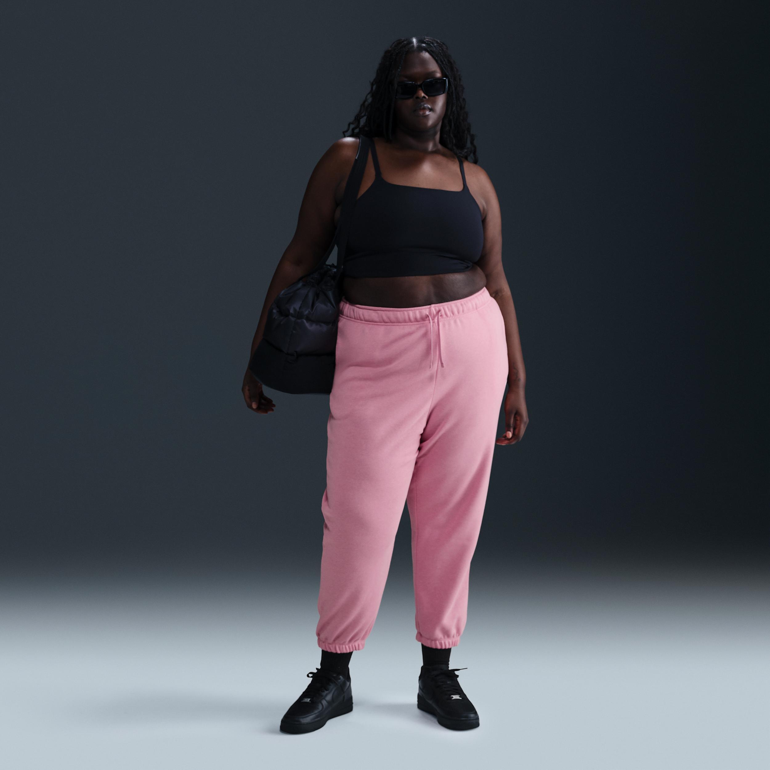 Nike Sportswear Club Fleece Women's Mid-Rise Oversized Sweatpants (Plus Size) Product Image