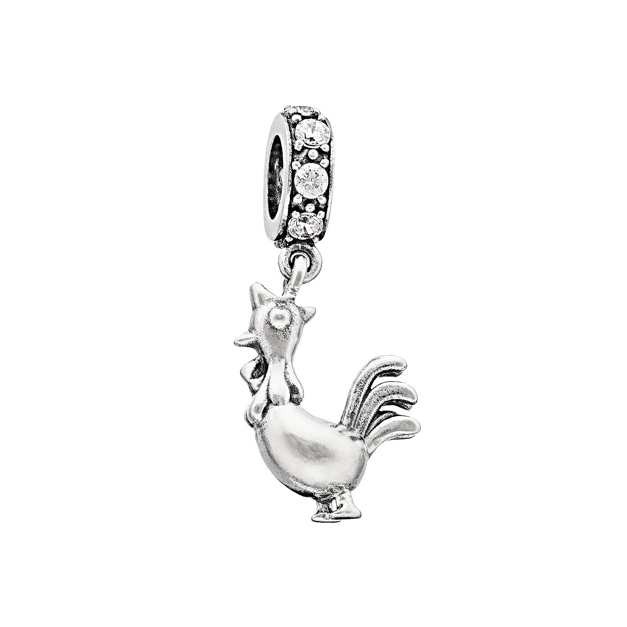 SIRI USA by TJM Sterling Silver Cubic Zirconia Chinese Zodiac Charm, Women's, Sheep Product Image