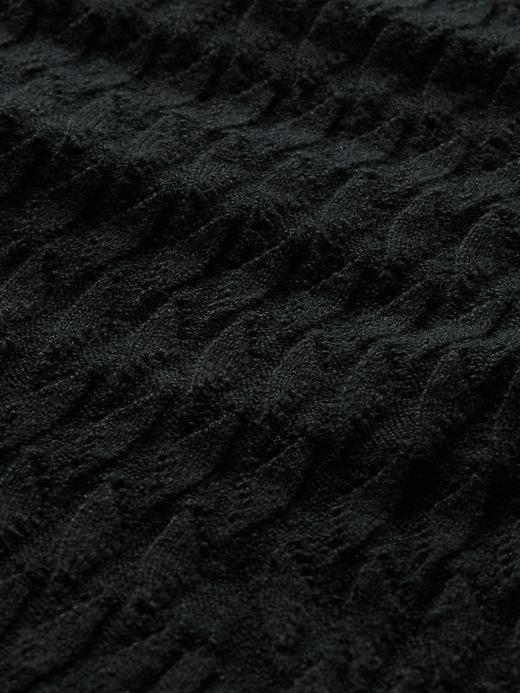 CashSoft Pointelle Mini Sweater Dress Product Image