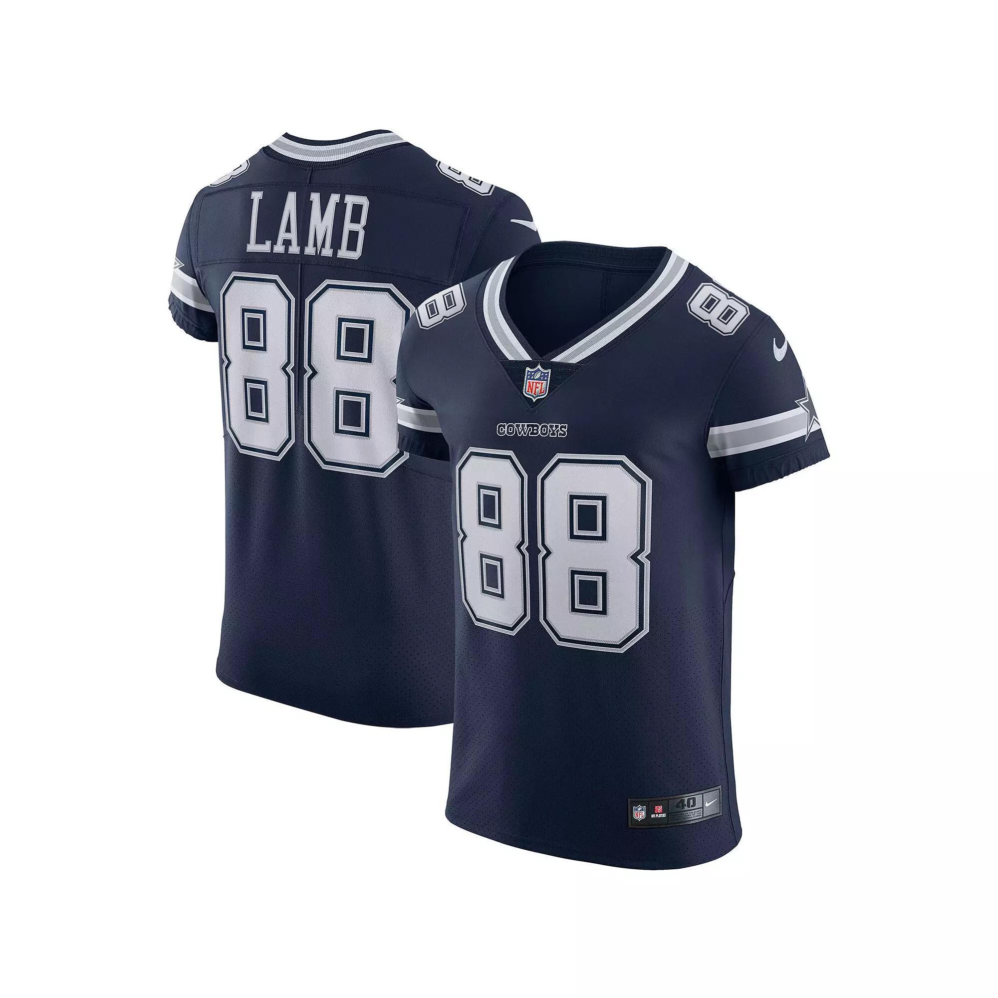 Men's Nike CeeDee Lamb Navy Dallas Cowboys Vapor Elite Jersey, Size: 48, Blue Product Image