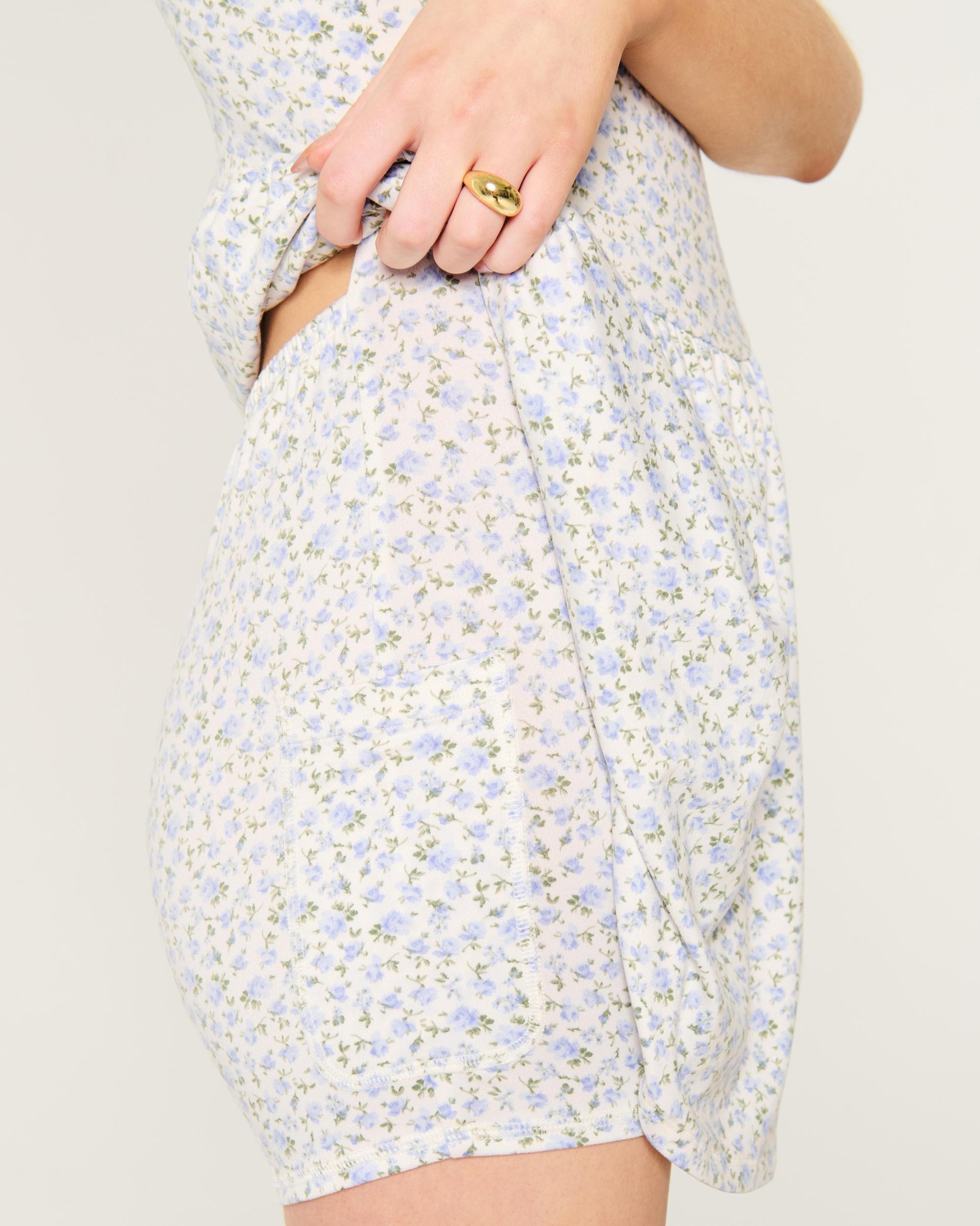 Drop-Waist Knit Mini Dress Product Image