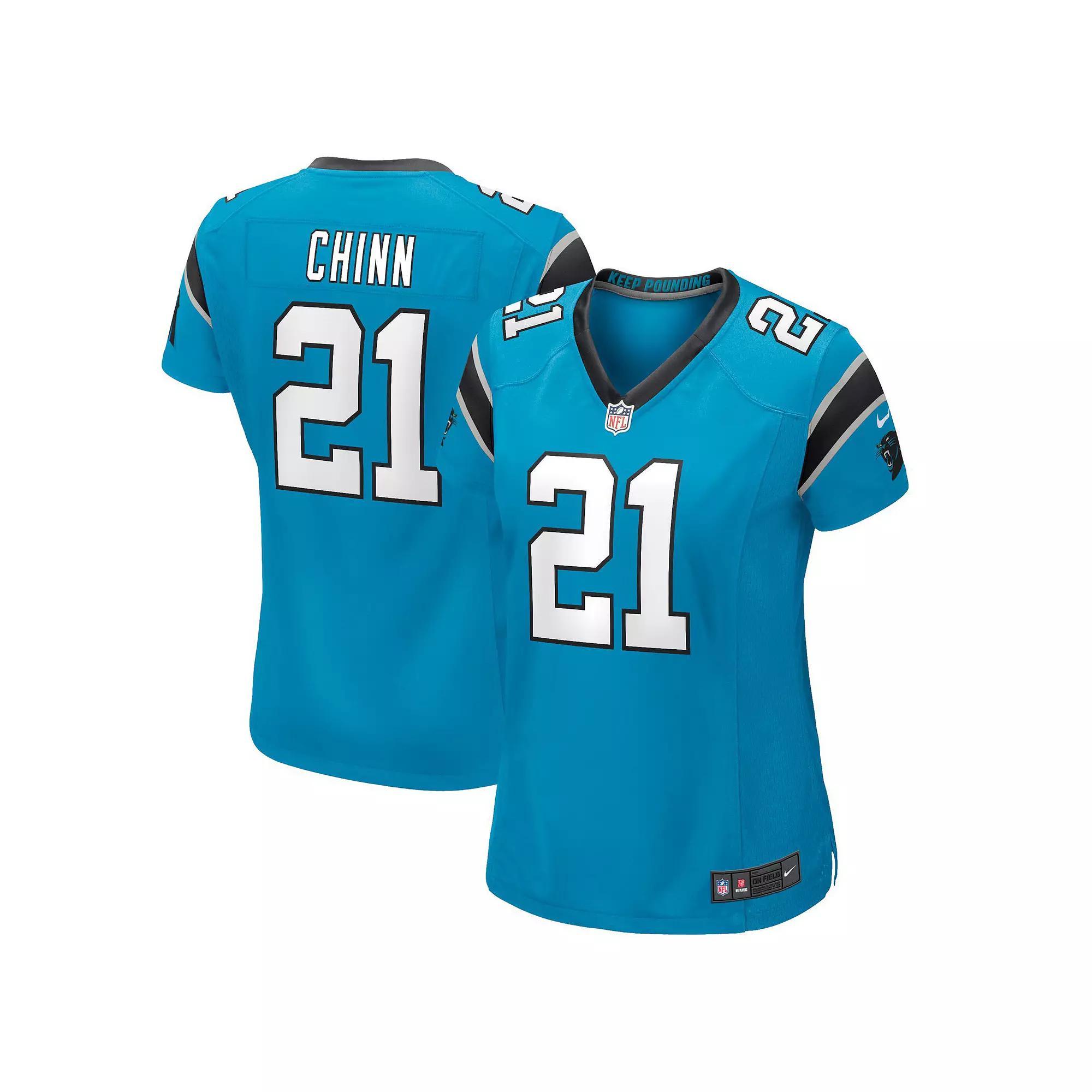 Women's Nike Jeremy Chinn Blue Carolina Panthers Player Game Jersey, Size: Large Product Image