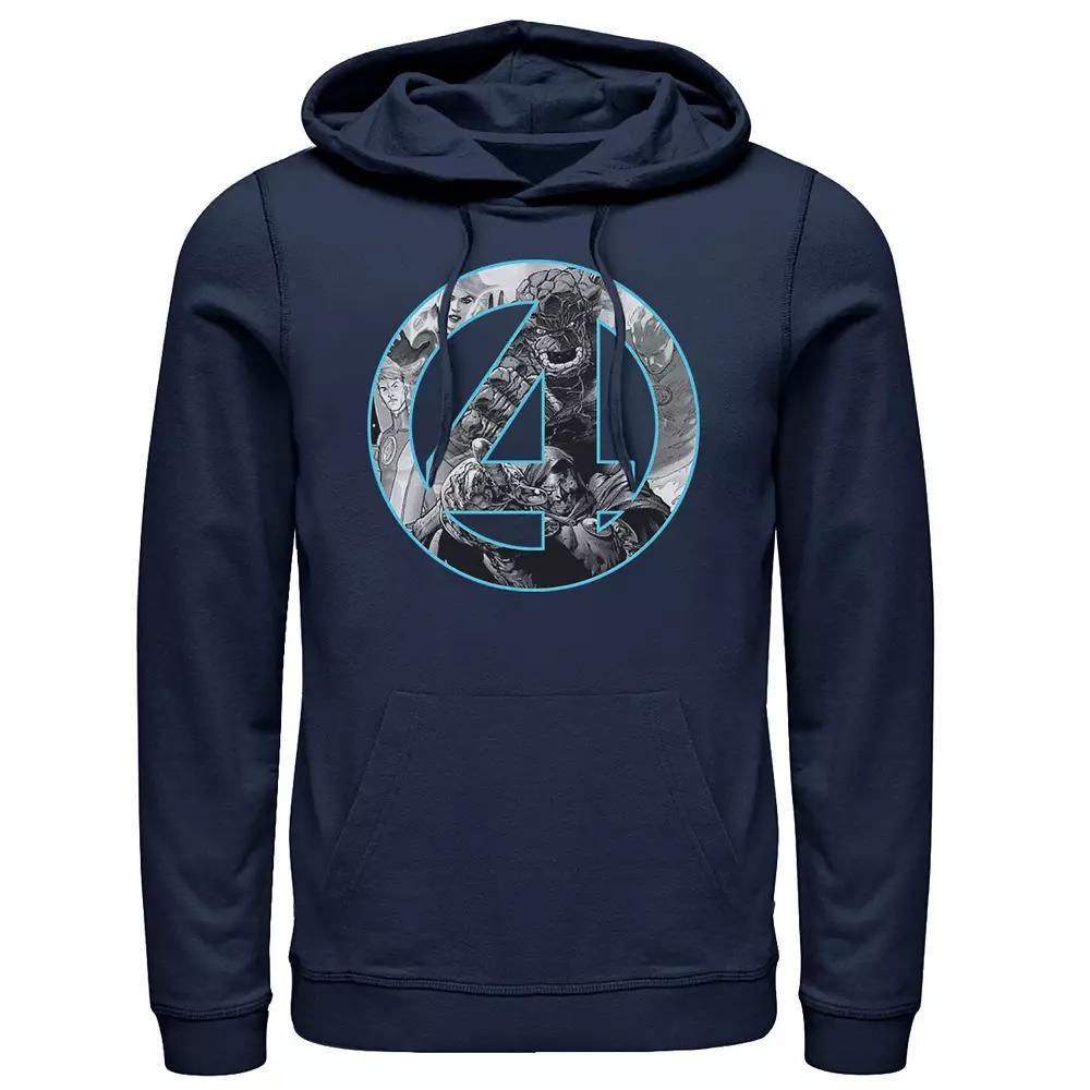 Mens Jurassic Park Road Trip Pullover Hoodie Blue Product Image