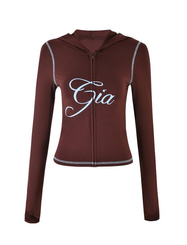 BLARE HOODIE - BROWN Product Image