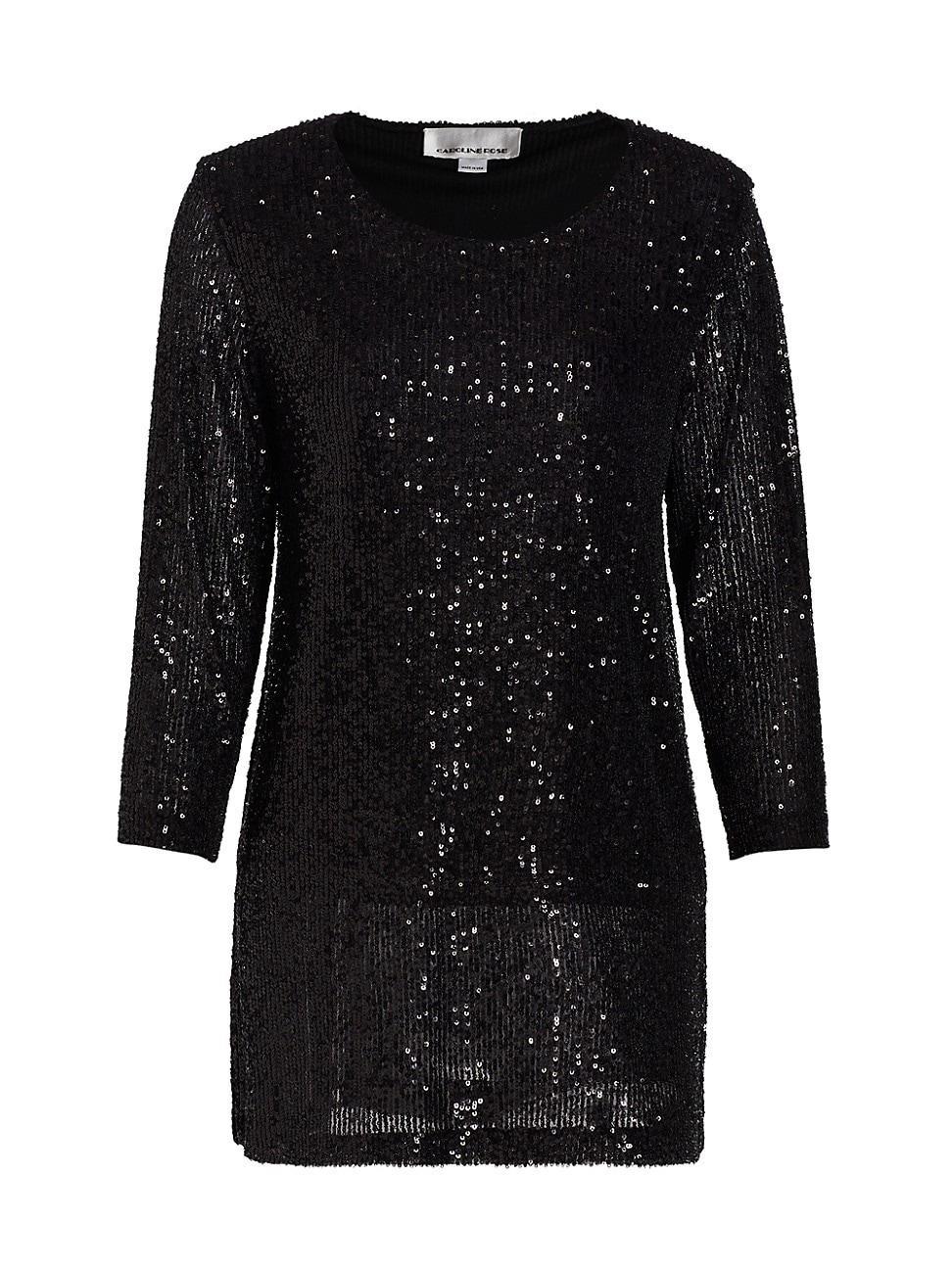 Caroline Rose Sequin Tunic Top Product Image