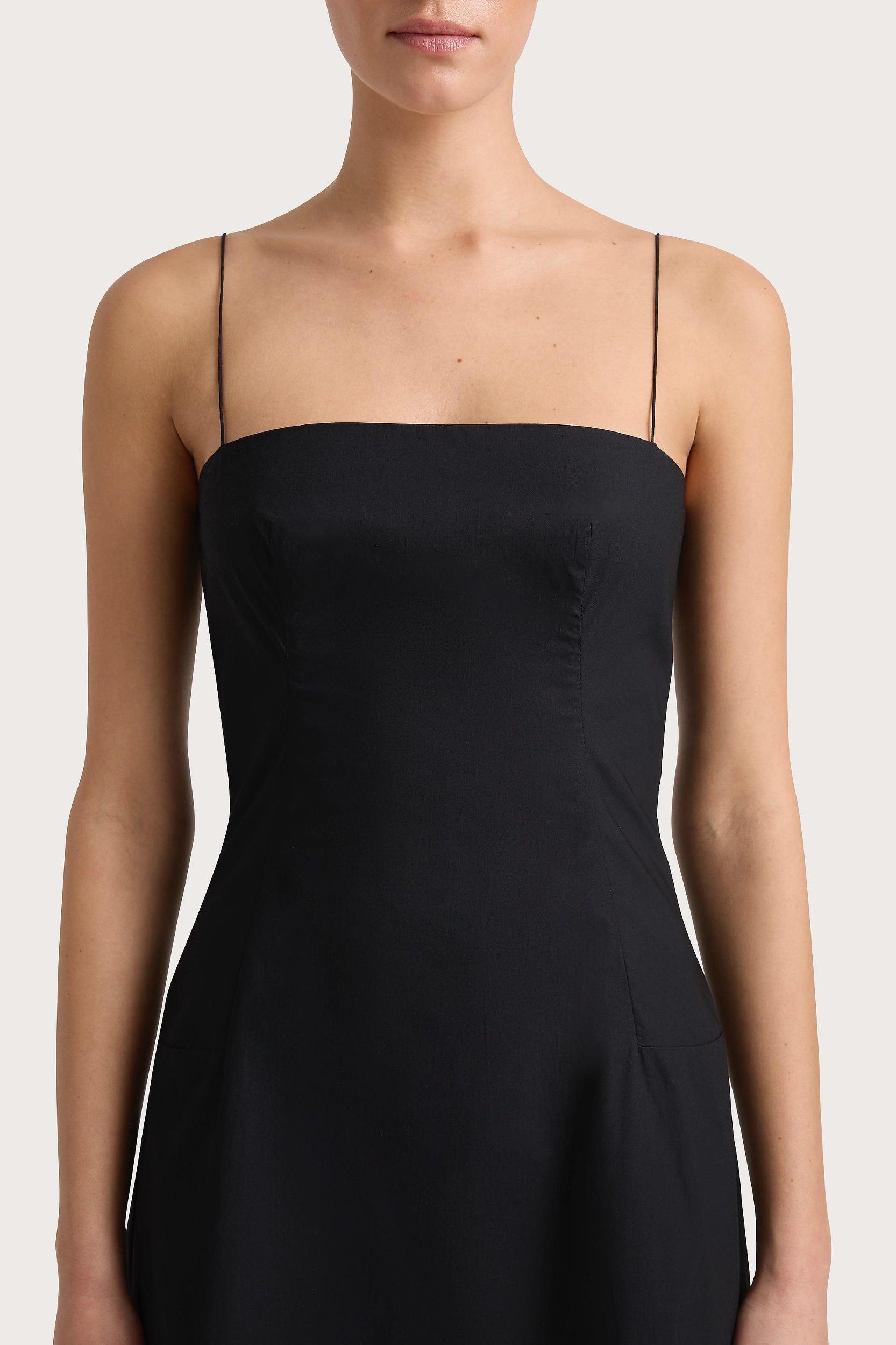 Ostano Midi Dress Black Product Image