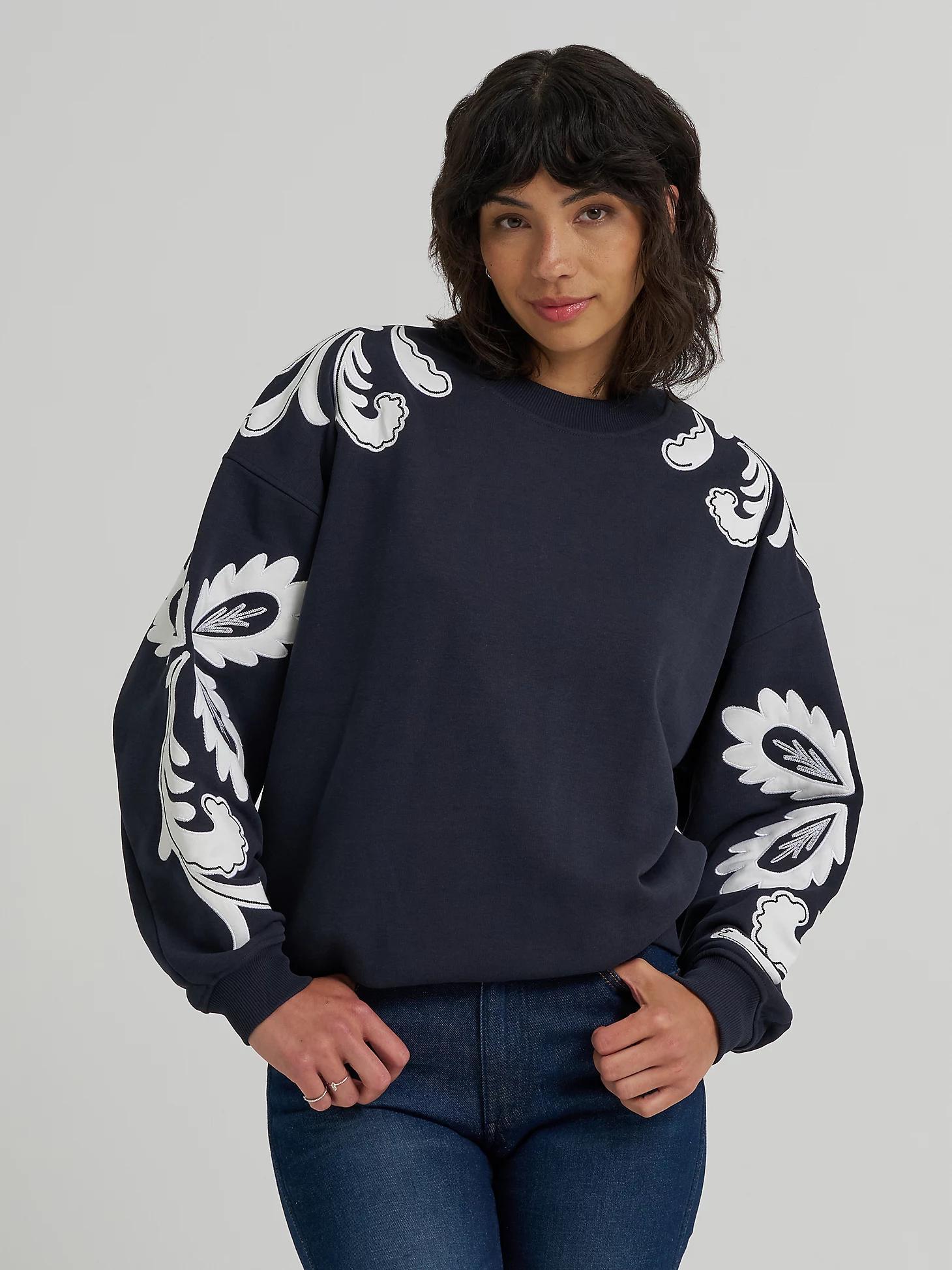 Women's Applique Sweatshirt | Women's TOPS | Wrangler® Product Image